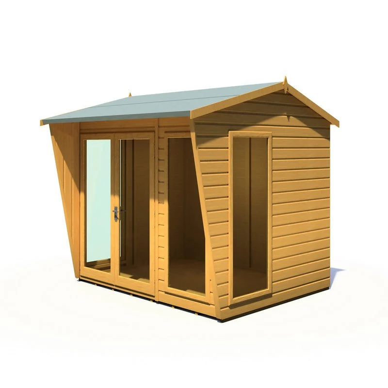 Shire Burghclere 7' 7" x 8' 2" Pent Summerhouse - Premium Dip Treated Shiplap - Image 6