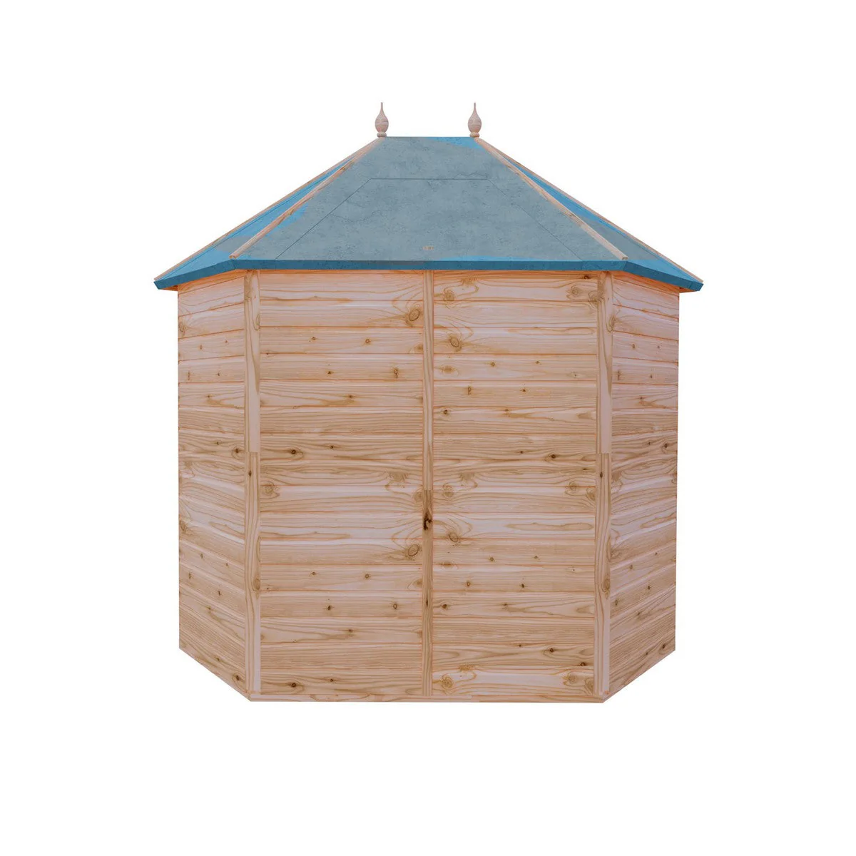 Shire Buttermere 6' 10" x 9' 4" Hexagonal Hip Summerhouse - Premium Dip Treated Shiplap - Image 7