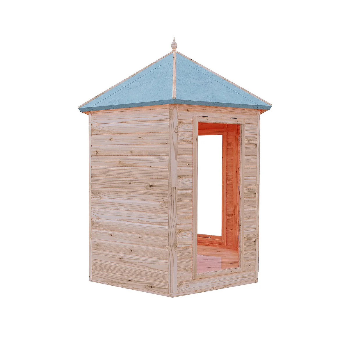Shire Buttermere 6' 10" x 9' 4" Hexagonal Hip Summerhouse - Premium Dip Treated Shiplap - Image 8