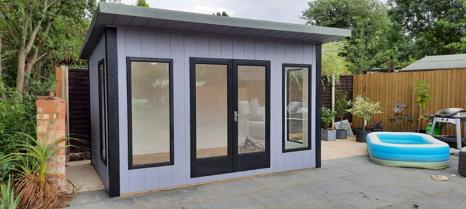 Shire Cali 8' 5" x 12' Pent Garden Office - Premium Wax Board - Image 5