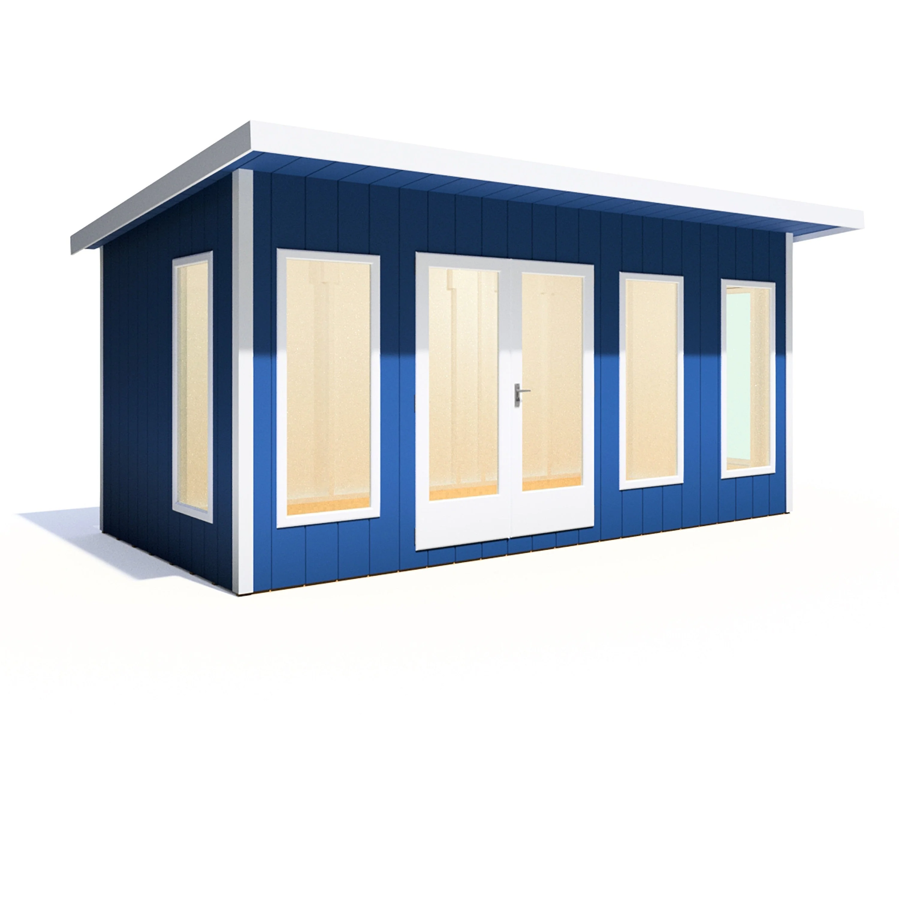 Shire Cali 8' 5" x 15' 6" Pent Garden Office - Premium Wax Board - Image 10