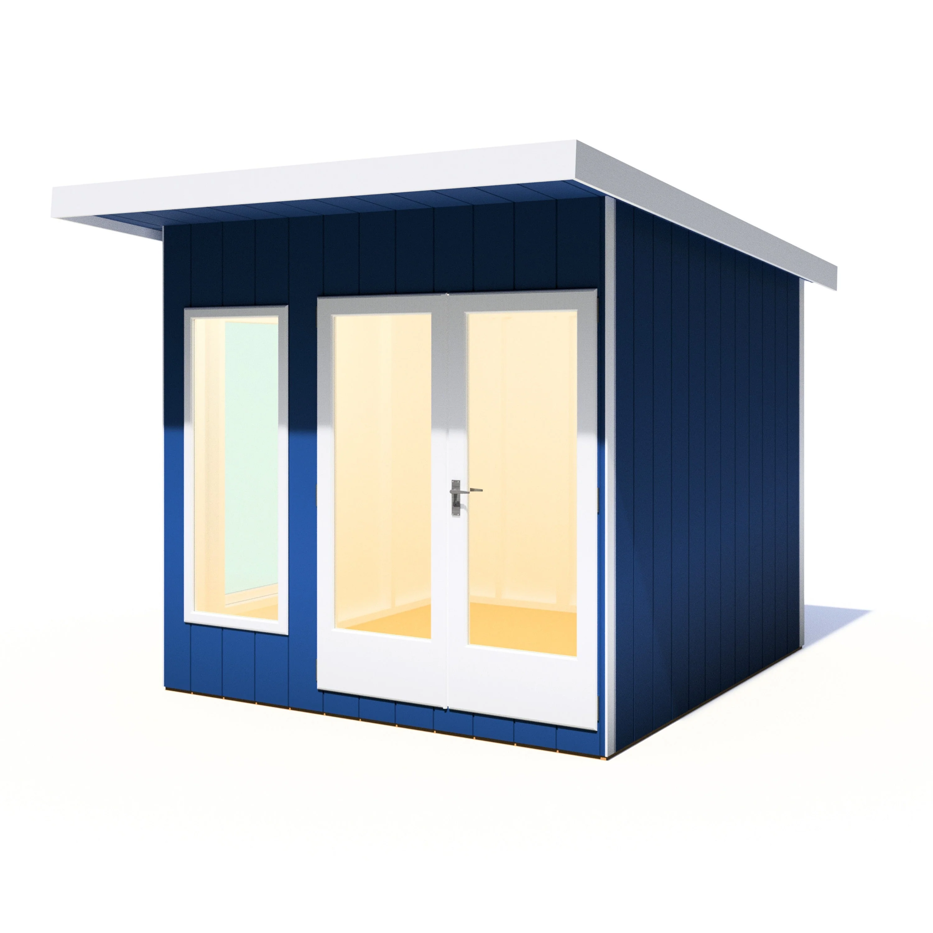 Shire Cali 8' 5" x 8' Pent Garden Office - Premium Wax Board - Image 12