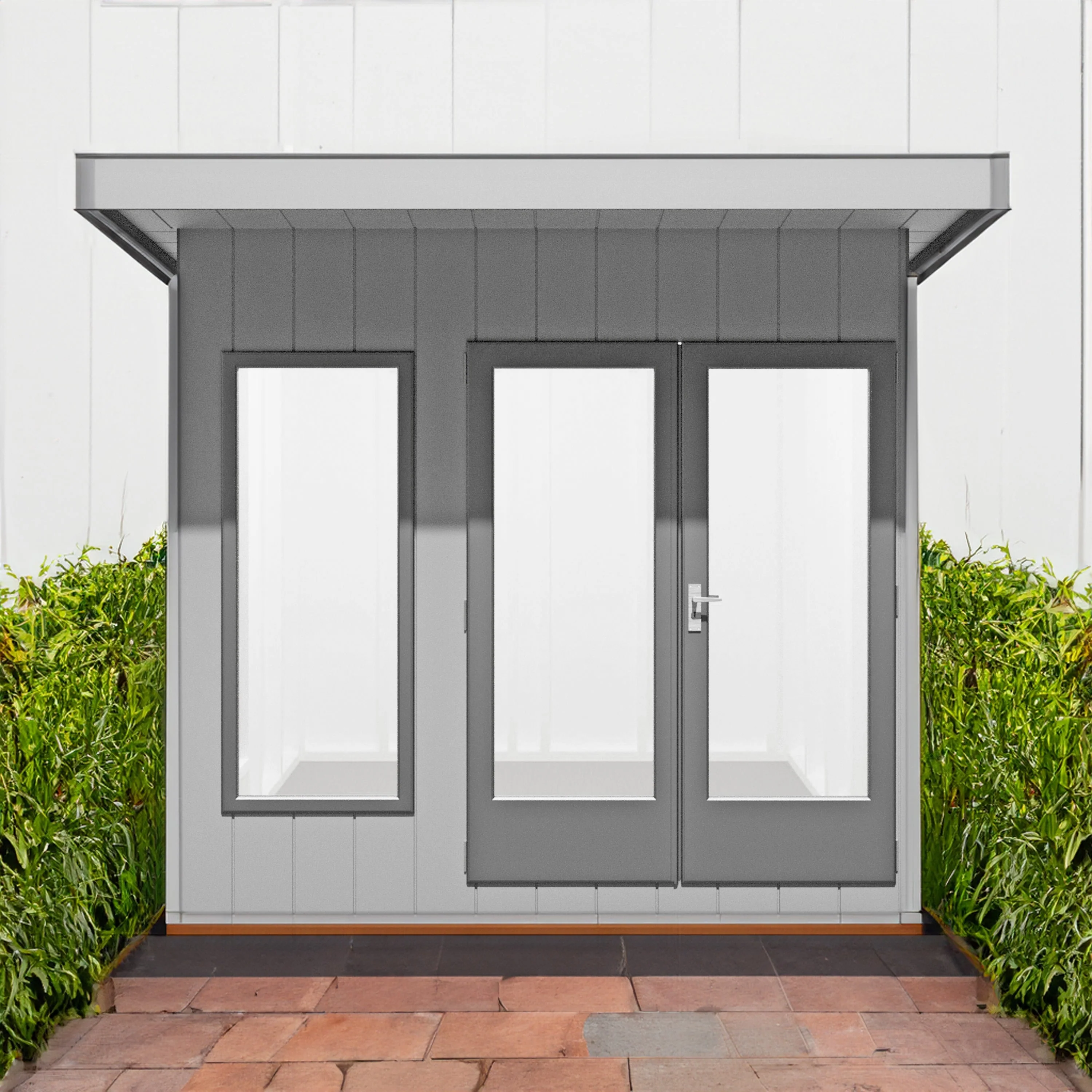 Shire Cali 8' 5" x 8' Pent Garden Office - Premium Wax Board - Image 2