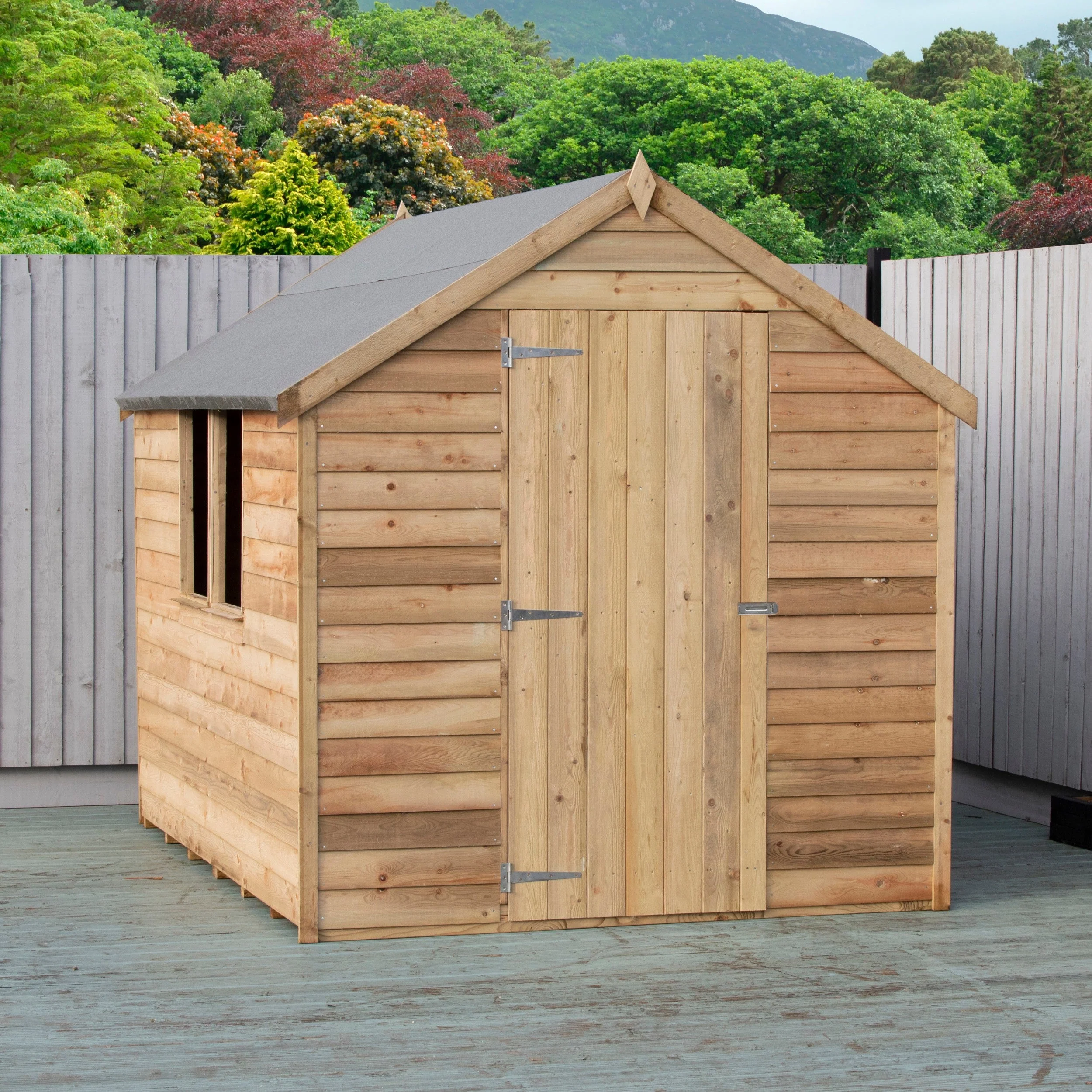 Cambridge 5' 9" x 7' 10" Apex Shed - Premium Pressure Treated Overlap - Image 5