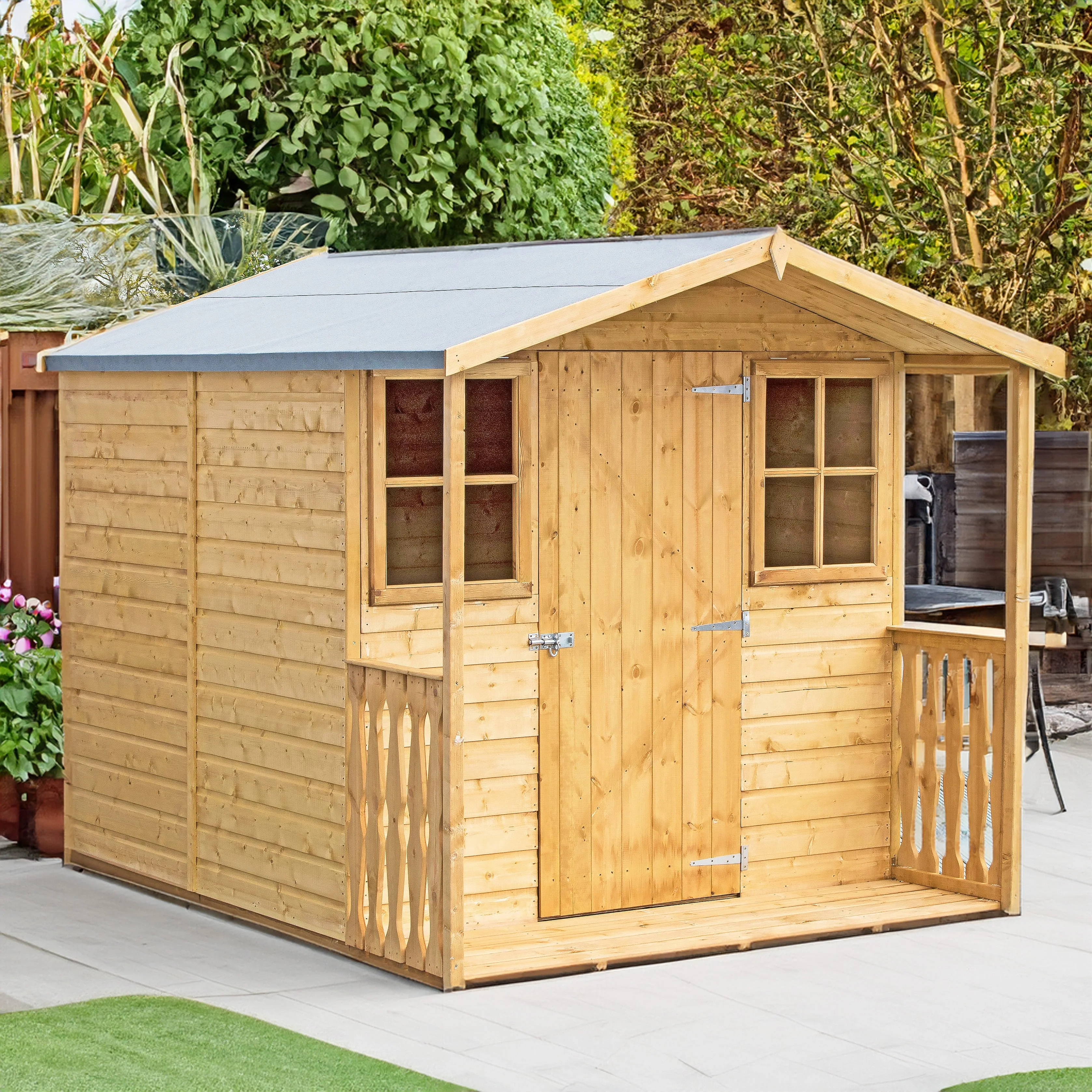 Casita & Veranda 6' 3" x 6' 8" Apex Shed - Premium Dip Treated Shiplap