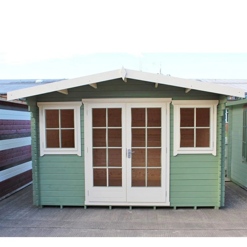 Clipstone 7' x 11' 9" Apex Log Cabin - Premium 28mm Cladding Tongue & Groove - Image 3