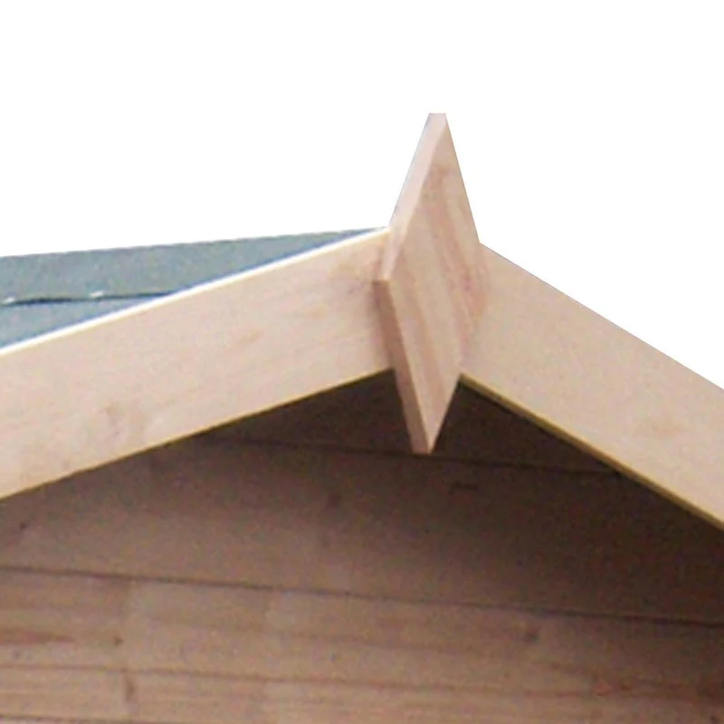 Crinan 8' x 8' 9" Apex Log Cabin - Budget 19mm Cladding Tongue & Groove - Image 3
