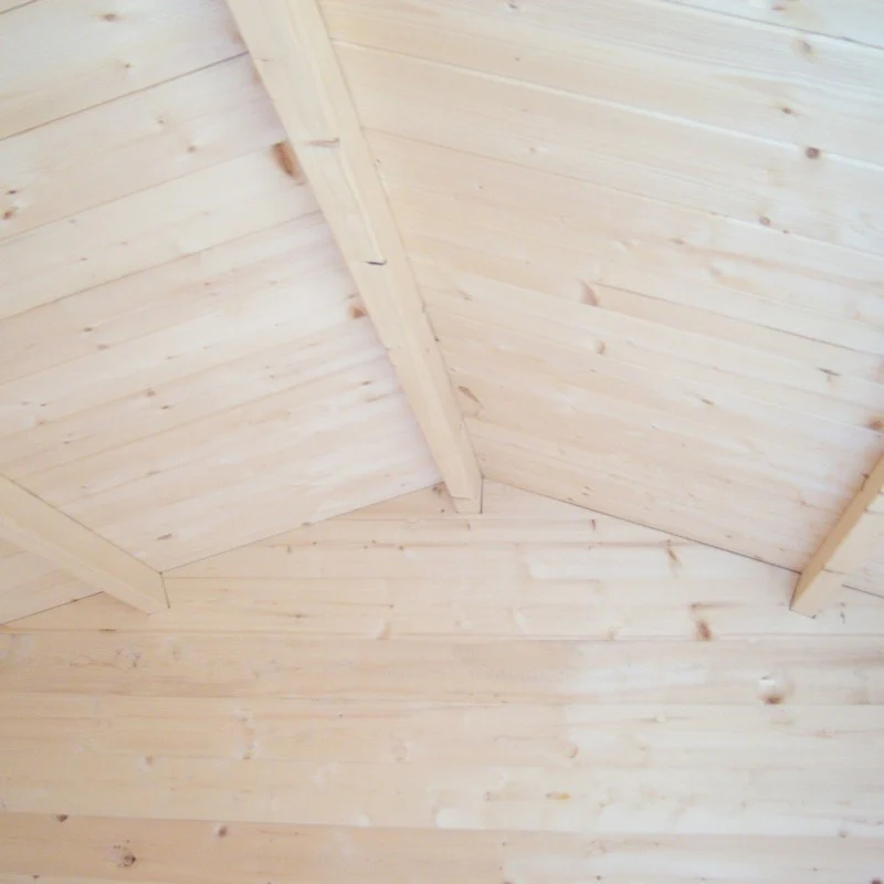 Crinan 8' x 8' 9" Apex Log Cabin - Budget 19mm Cladding Tongue & Groove - Image 7