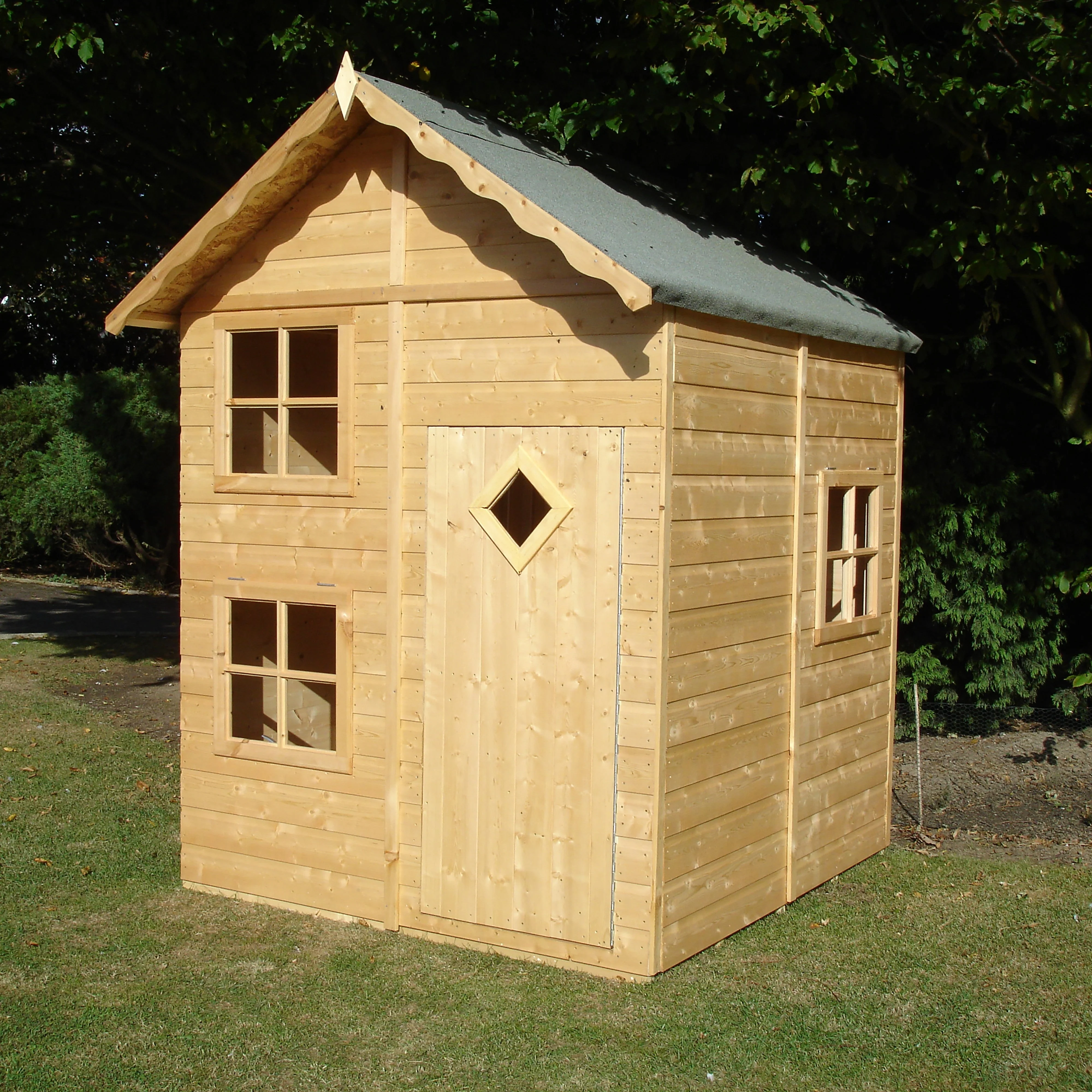 Croft 5' 2" x 5' 2" Apex Children's Playhouse - Premium Dip Treated Shiplap - Image 7