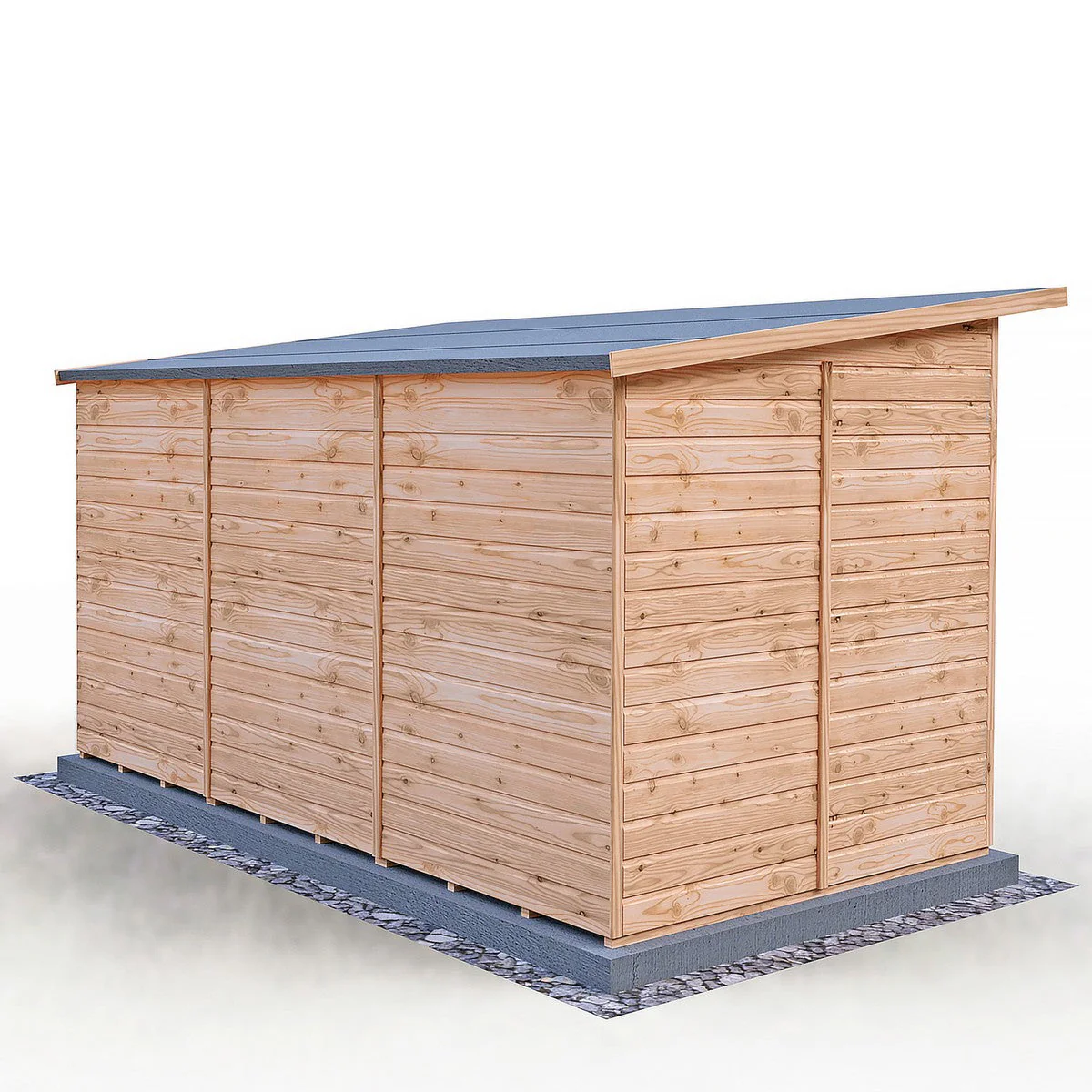Shire Dahlia 7' 4" x 12' 3" Pent Summerhouse - Premium Dip Treated Overlap - Image 9