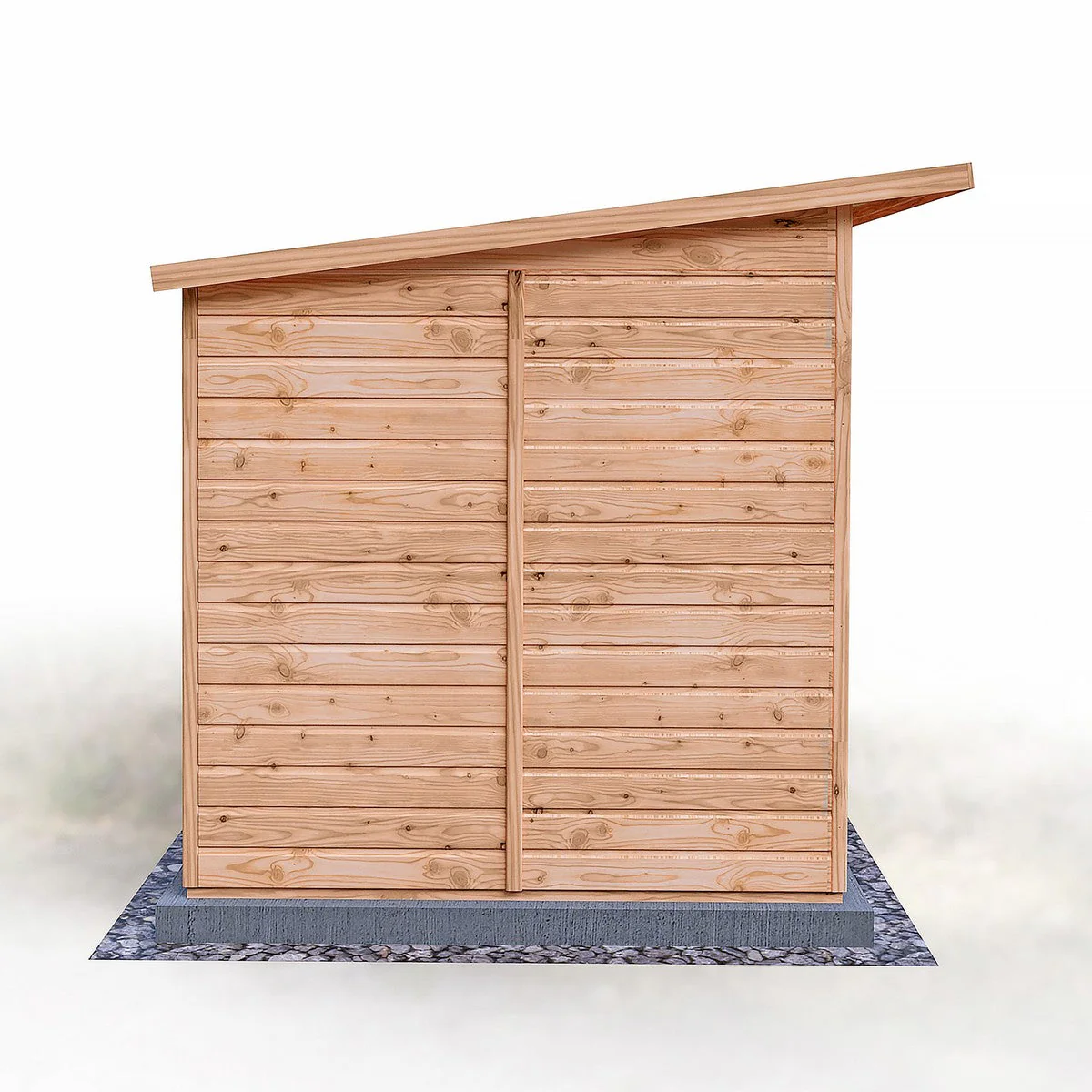 Shire Dahlia 7' 4" x 16' 2" Pent Summerhouse - Premium Dip Treated Overlap - Image 9