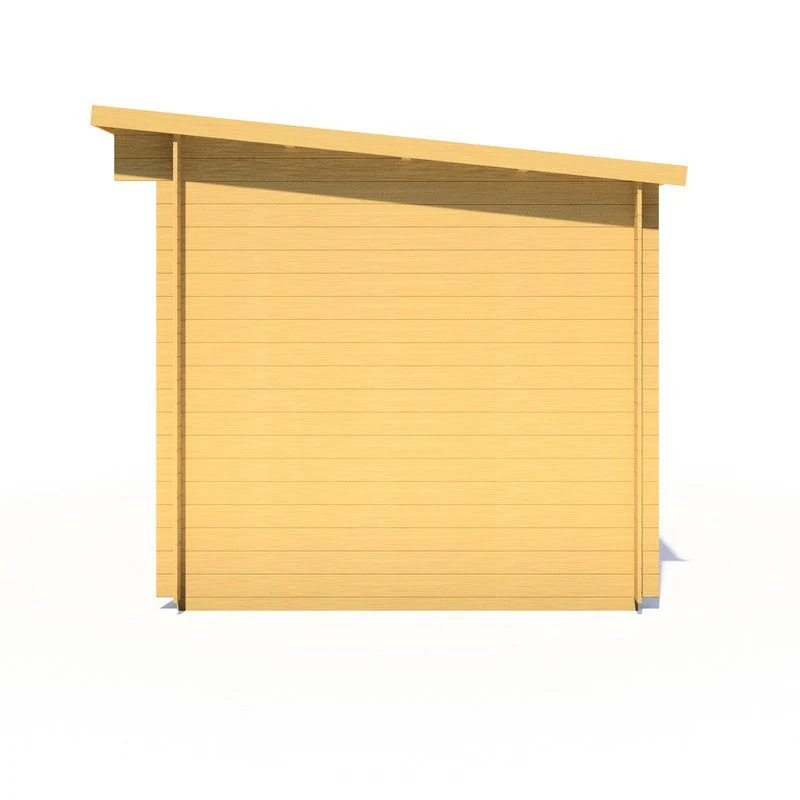 Shire Edgefield 10' 9" x 7' 10" Pent Log Cabin - Premium 19mm Cladding Log Clad - Image 6