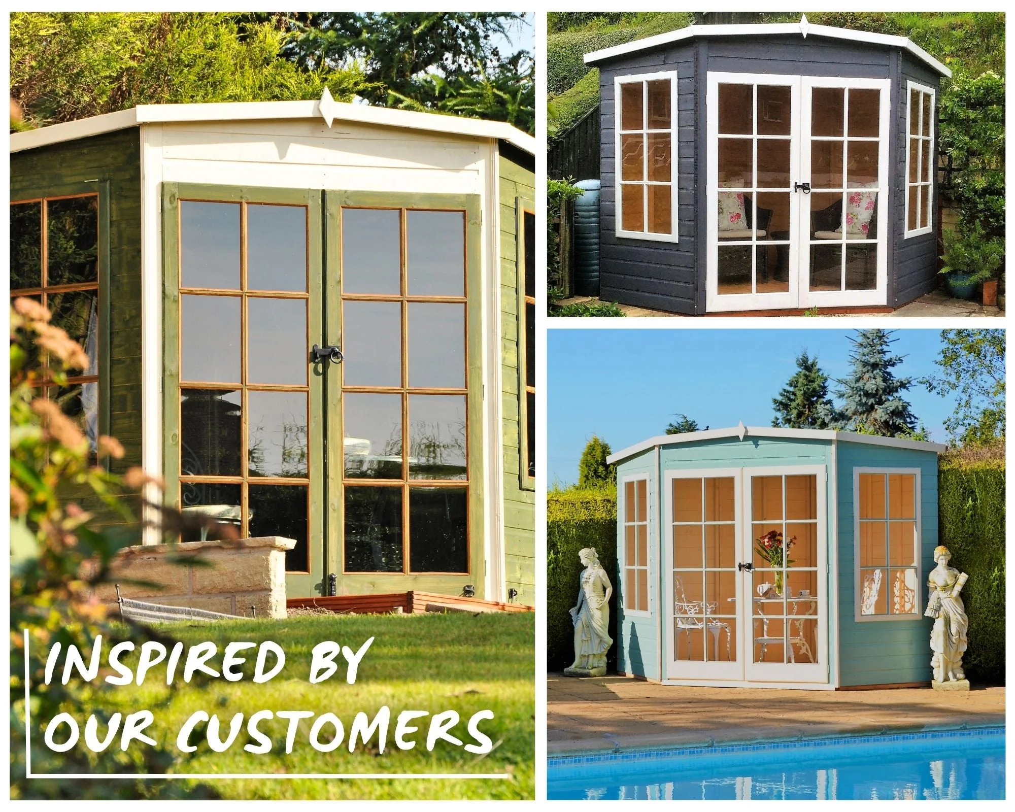 Hampton 6' 6" x 7' 4" Flat Summerhouse - Premium Dip Treated Shiplap - Image 5