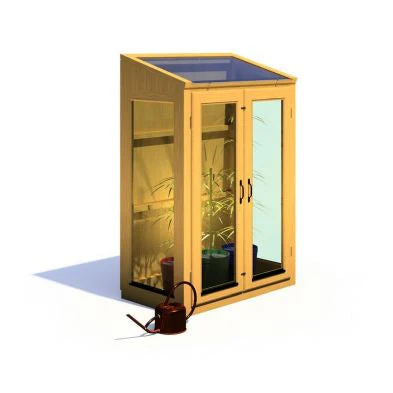 Shire Heydon 1' 8" x 3' 5" Pent Greenhouse - Classic Coated