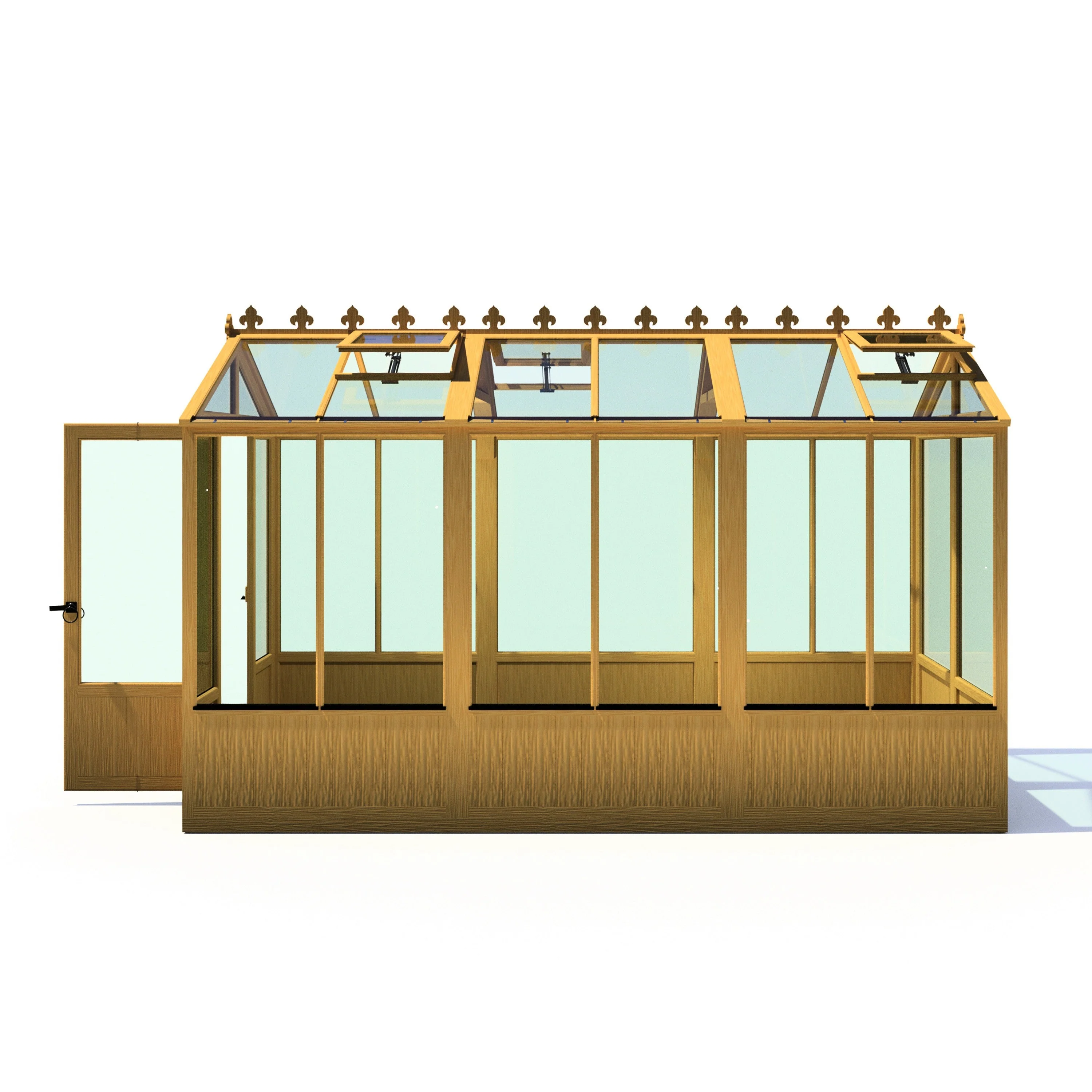 Shire Holkham 11' 8" x 6' 2" Apex Greenhouse - Premium Coated - Image 13