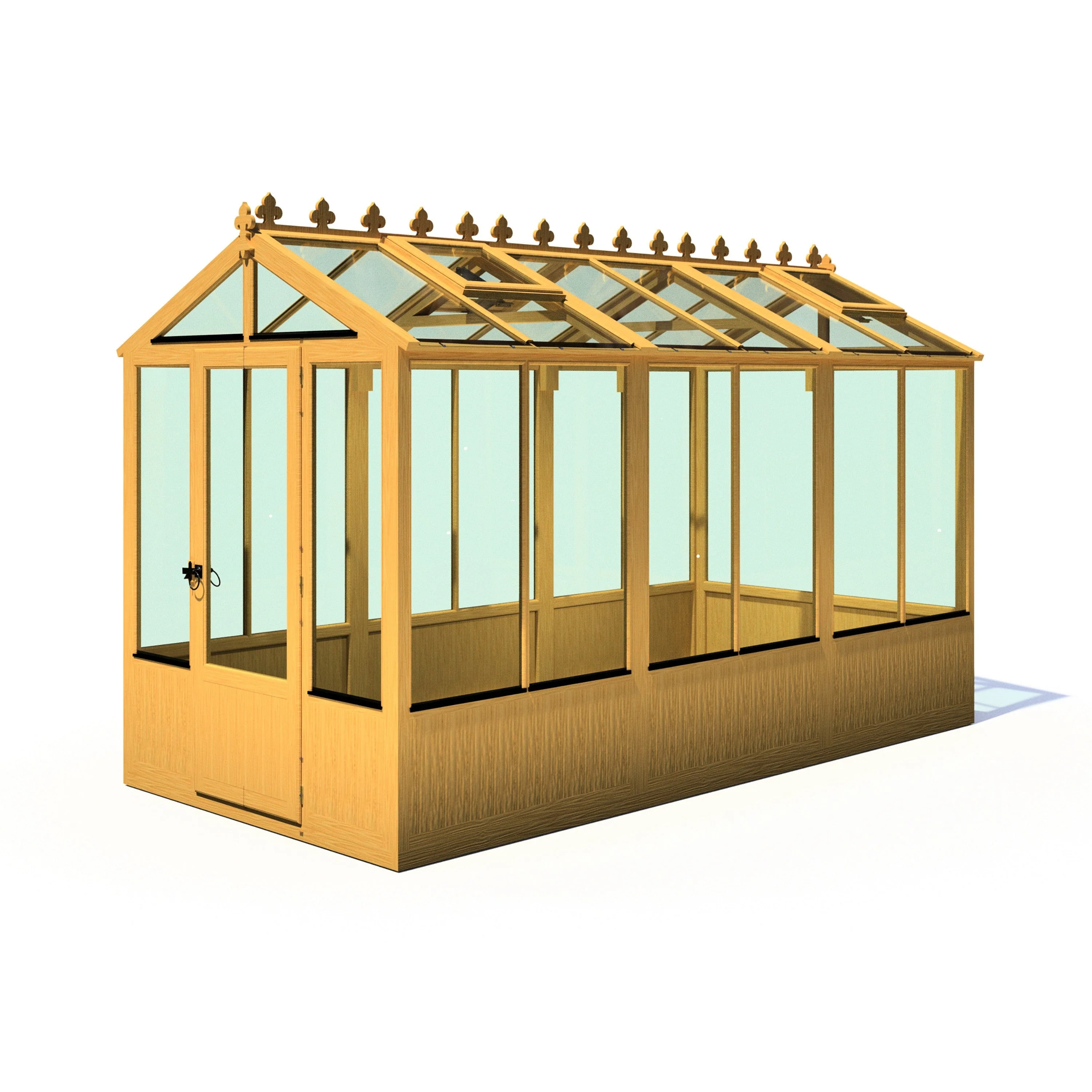 Shire Holkham 11' 8" x 6' 2" Apex Greenhouse - Premium Coated - Image 3