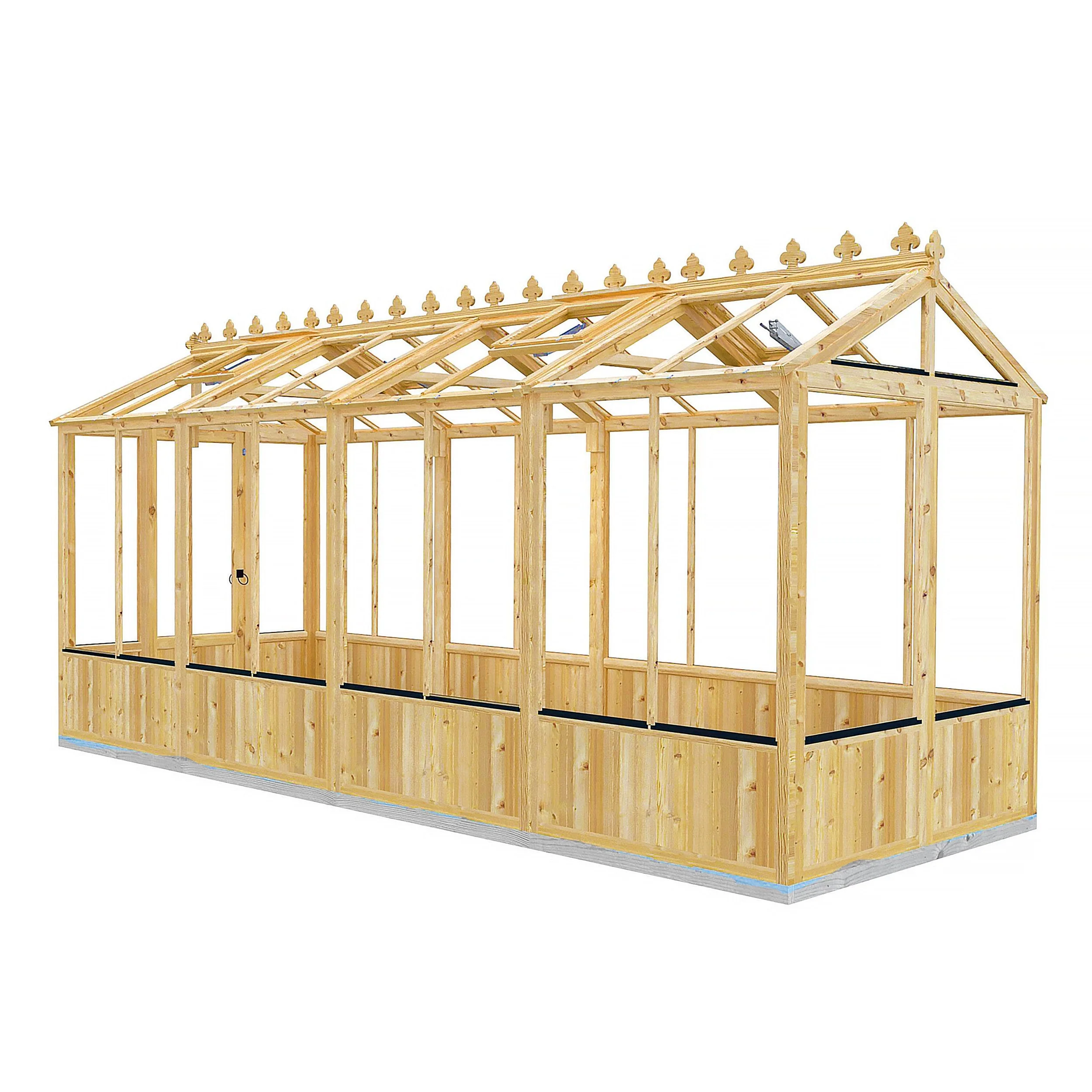 Shire Holkham 15' 7" x 6' 2" Apex Greenhouse - Premium Coated - Image 12
