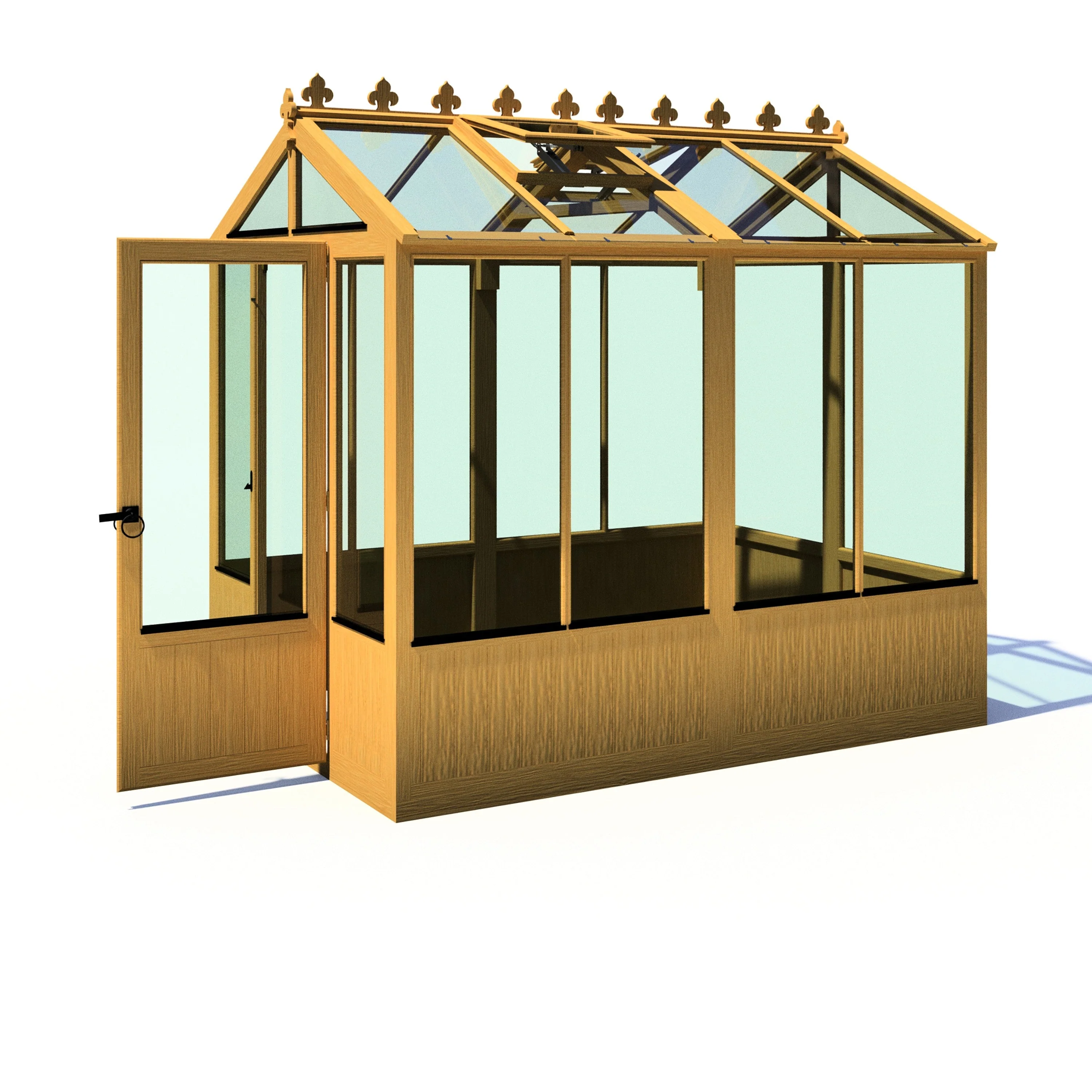 Shire Holkham 7' 7" x 5' 10" Apex Greenhouse - Premium Coated - Image 10