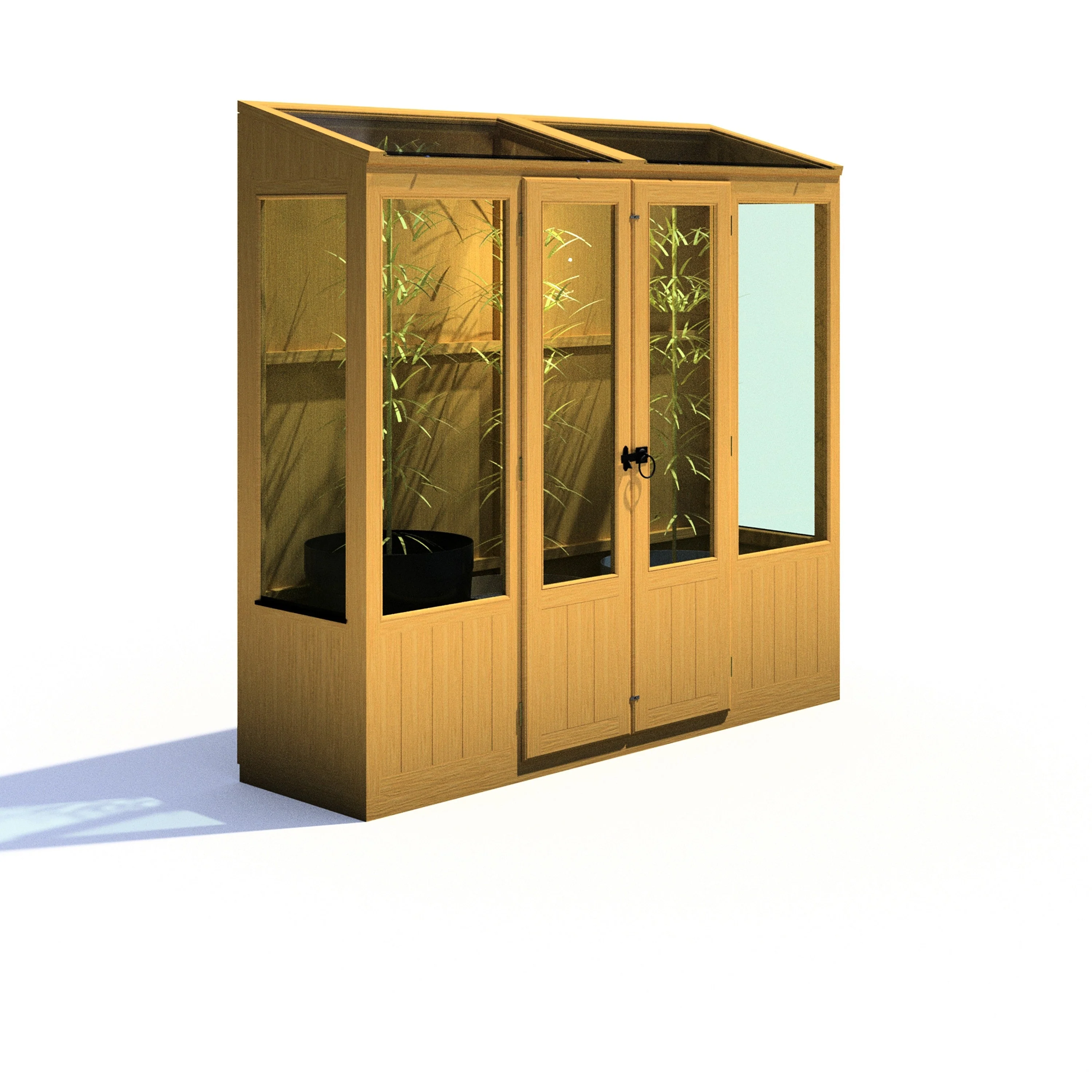 Shire Holme 1' 8" x 6' 10" Pent Greenhouse - Classic Coated - Image 10