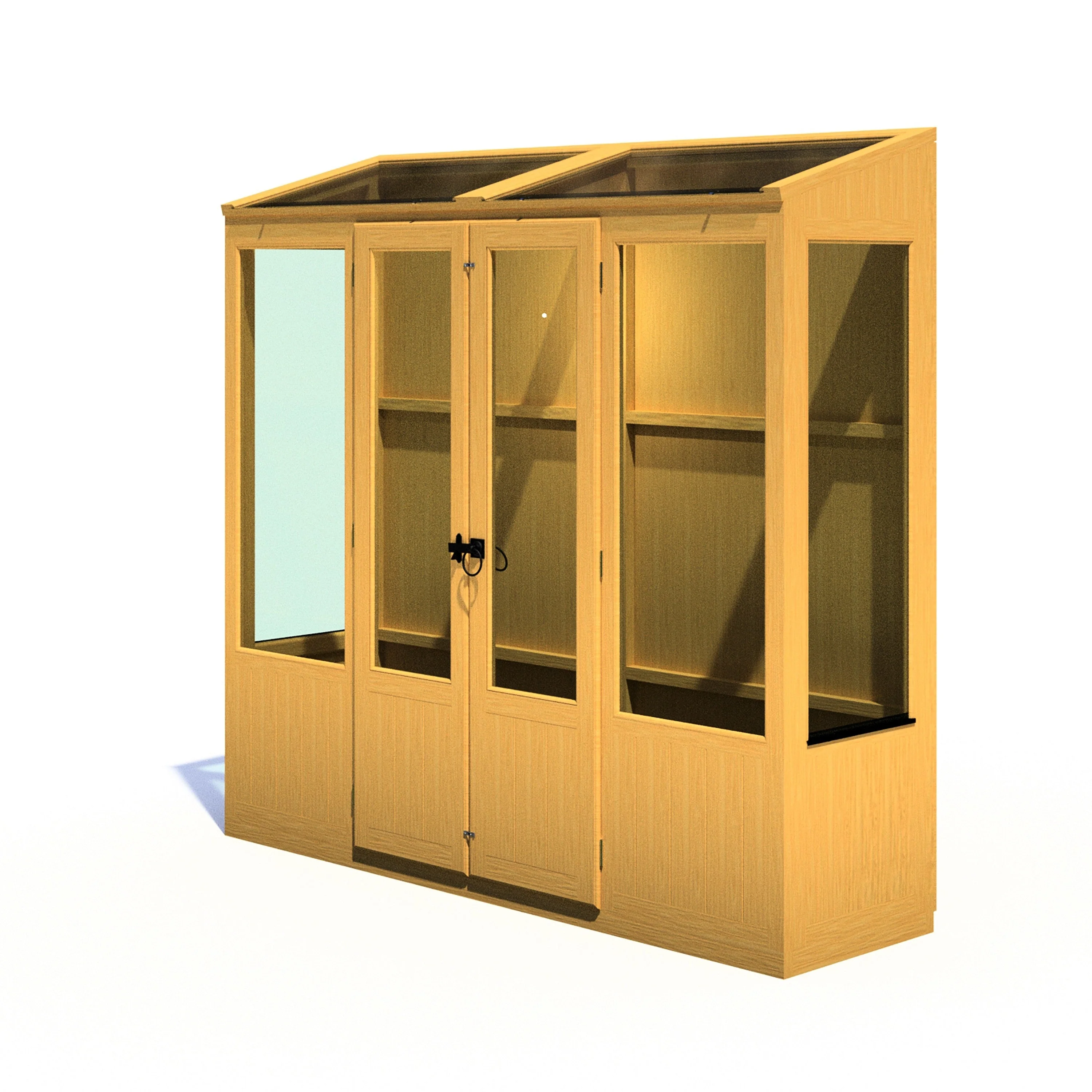 Shire Holme 1' 8" x 6' 10" Pent Greenhouse - Classic Coated - Image 9