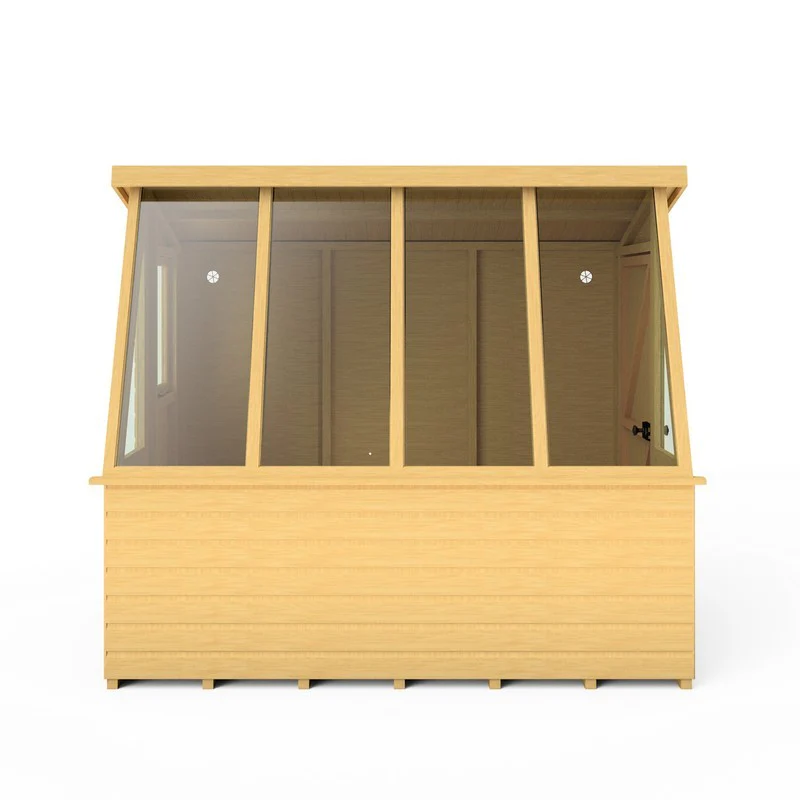 Shire Iceni 8' 3" x 6' 3" Apex Shed - Premium Coated Shiplap - Image 2