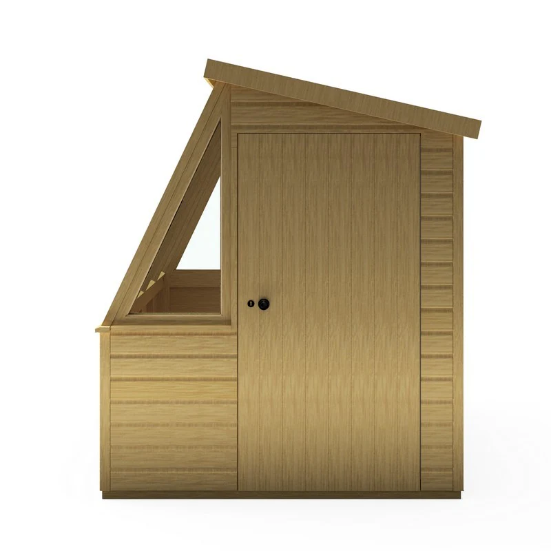Shire Iceni 8' 3" x 6' 3" Apex Shed - Premium Coated Shiplap - Image 4