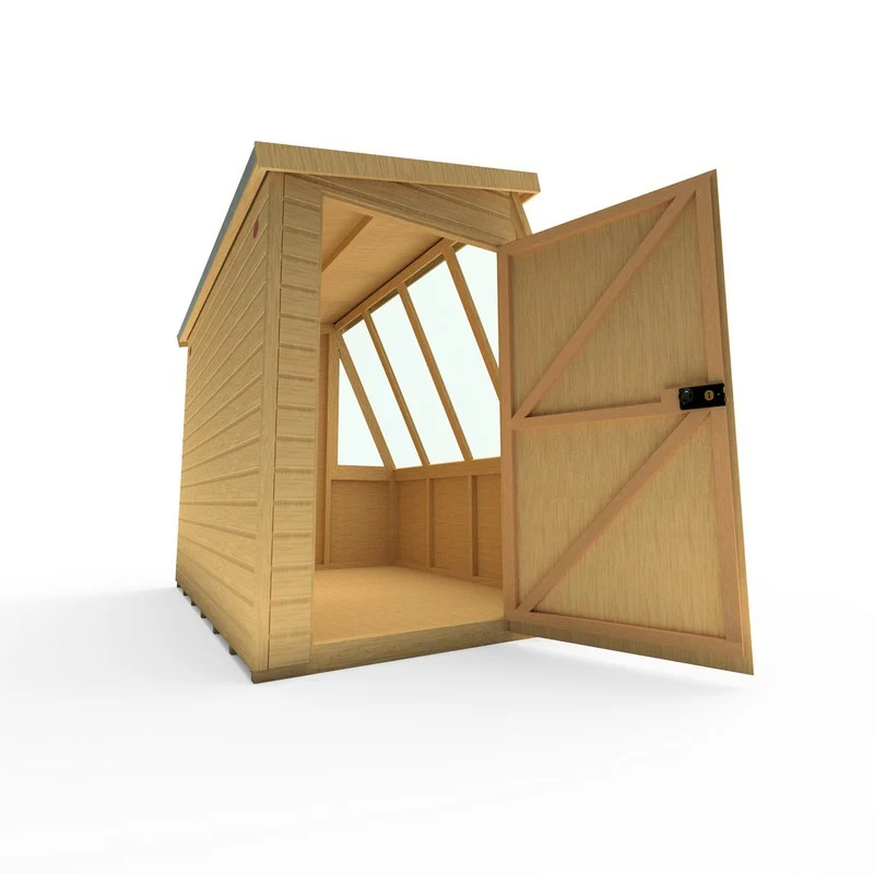 Shire Iceni 8' 3" x 6' 3" Pent Potting Shed - Premium Dip Treated Shiplap - Image 7