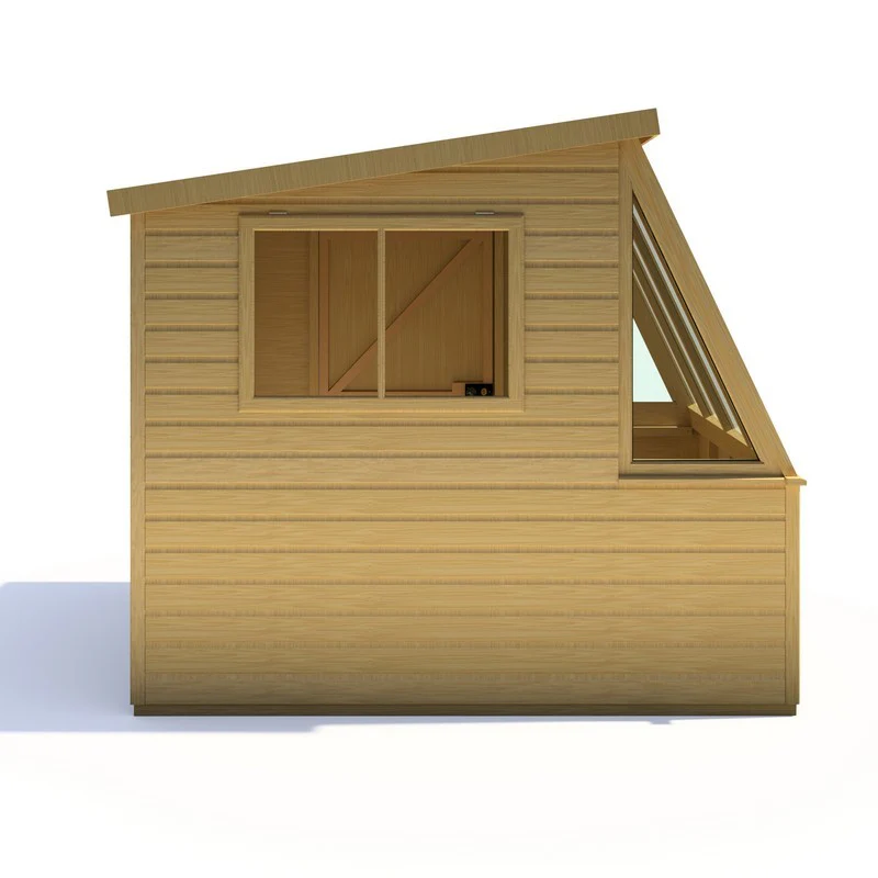 Shire Iceni 8' 3" x 8' 3" Apex Shed - Premium Coated Shiplap - Image 3