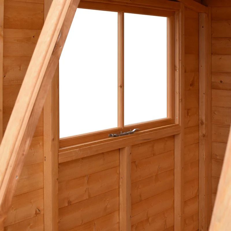 Shire Iceni 8' 3" x 8' 3" Apex Shed - Premium Coated Shiplap - Image 7