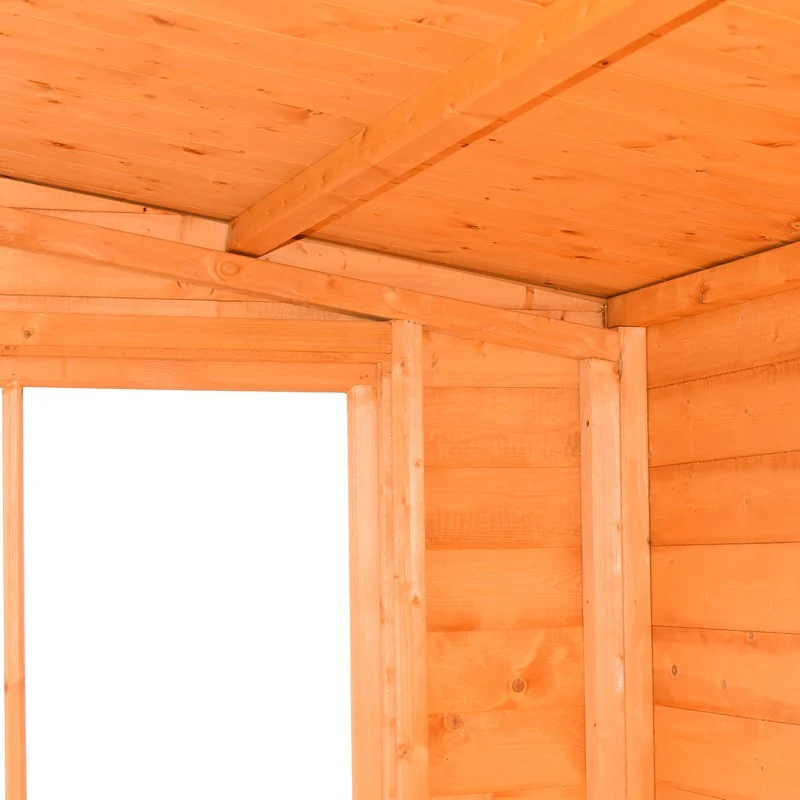 Shire Iceni 8' 3" x 8' 3" Apex Shed - Premium Coated Shiplap - Image 8