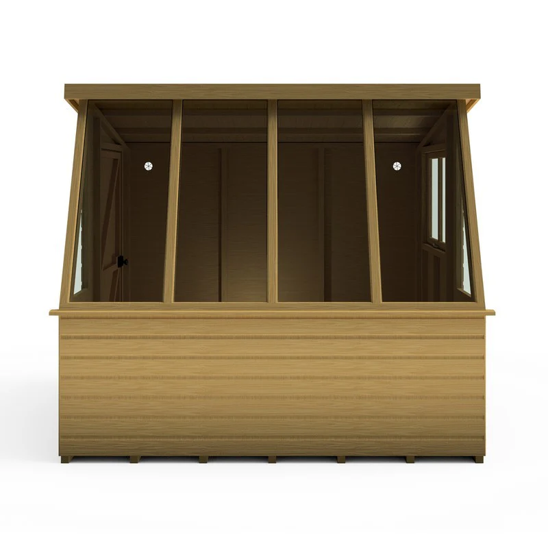 Shire Iceni 8' 3" x 8' 3" Pent Potting Shed - Premium Dip Treated Shiplap - Image 3