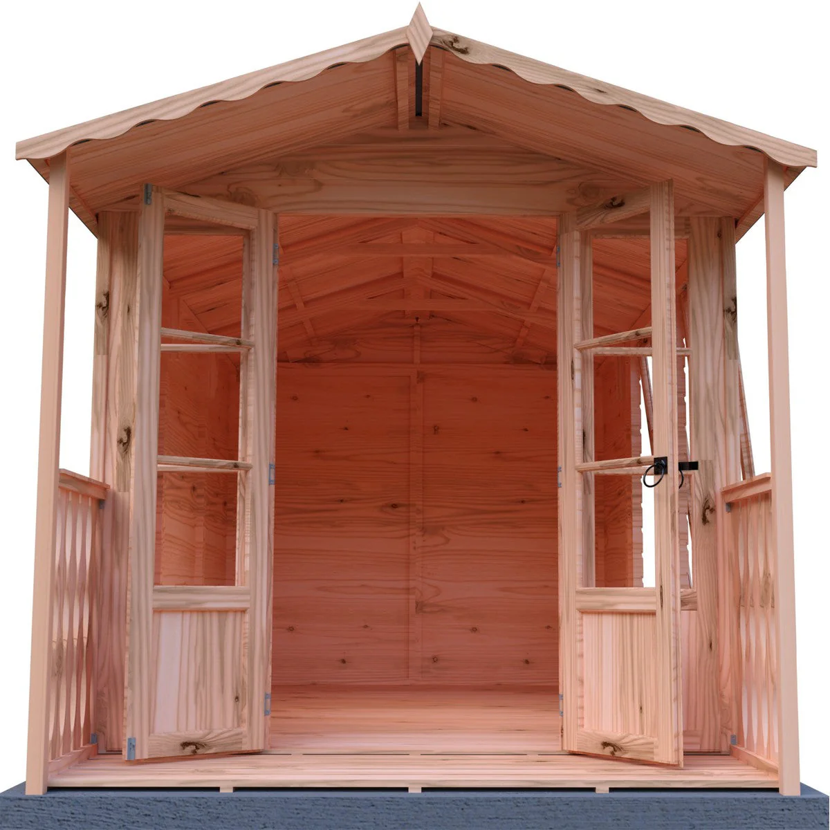 Shire Kensington 11' 8" x 6' 8" Apex Summerhouse - Premium Dip Treated Shiplap - Image 8