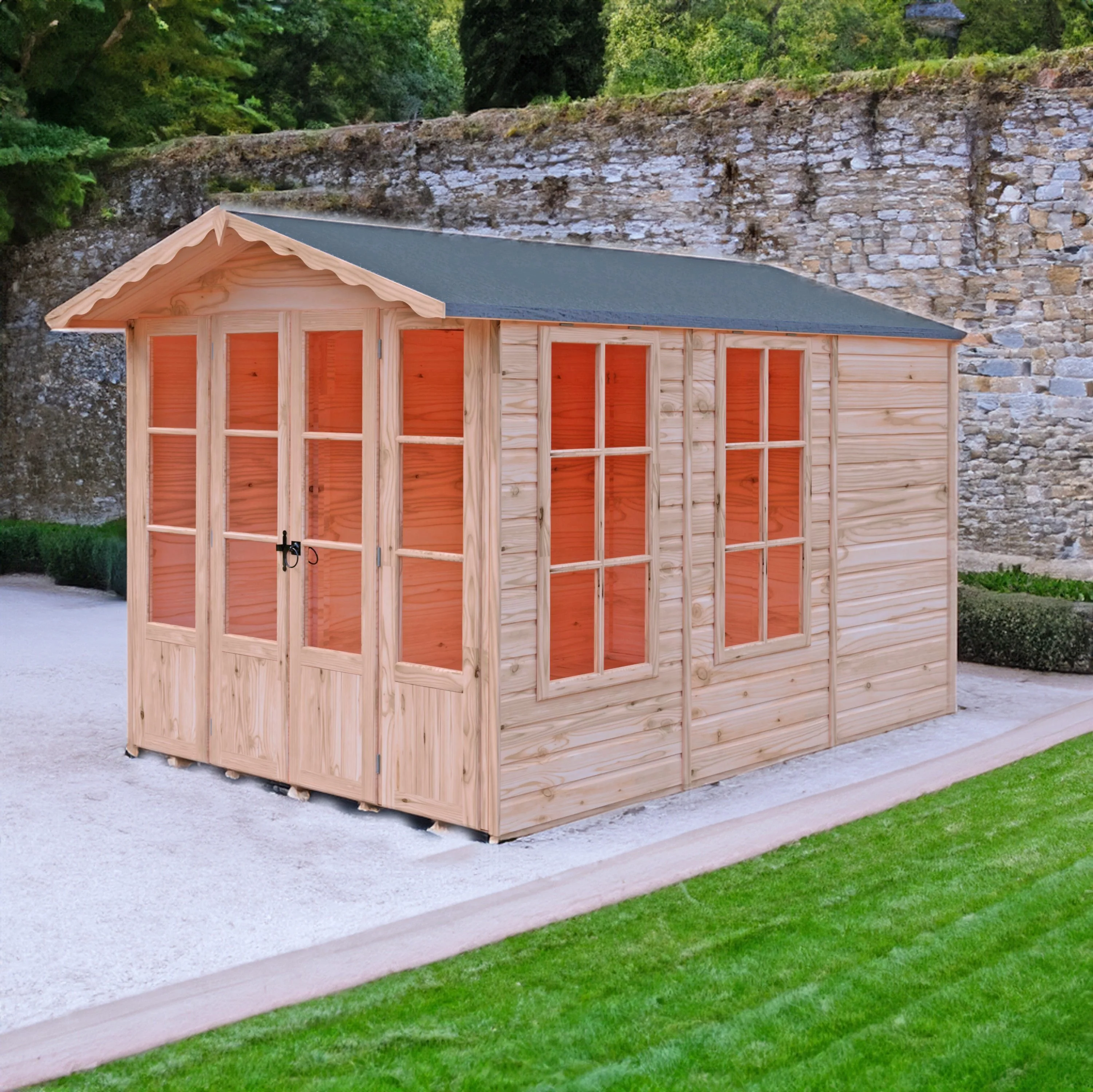 Shire Kensington Shiplap Garden Summerhouse 7' x 10' - Image 10