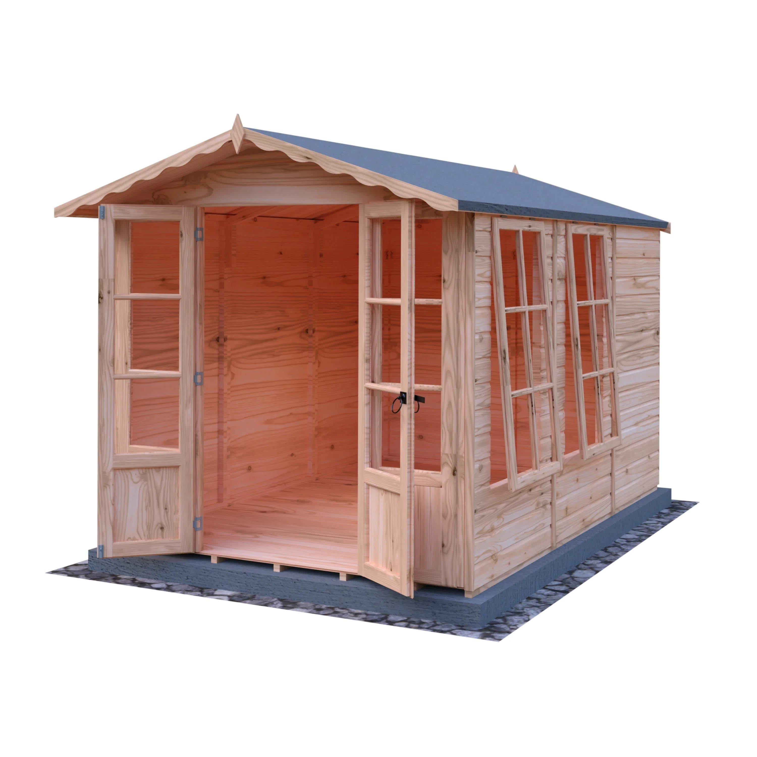 Shire Kensington Shiplap Garden Summerhouse 7' x 10' - Image 9