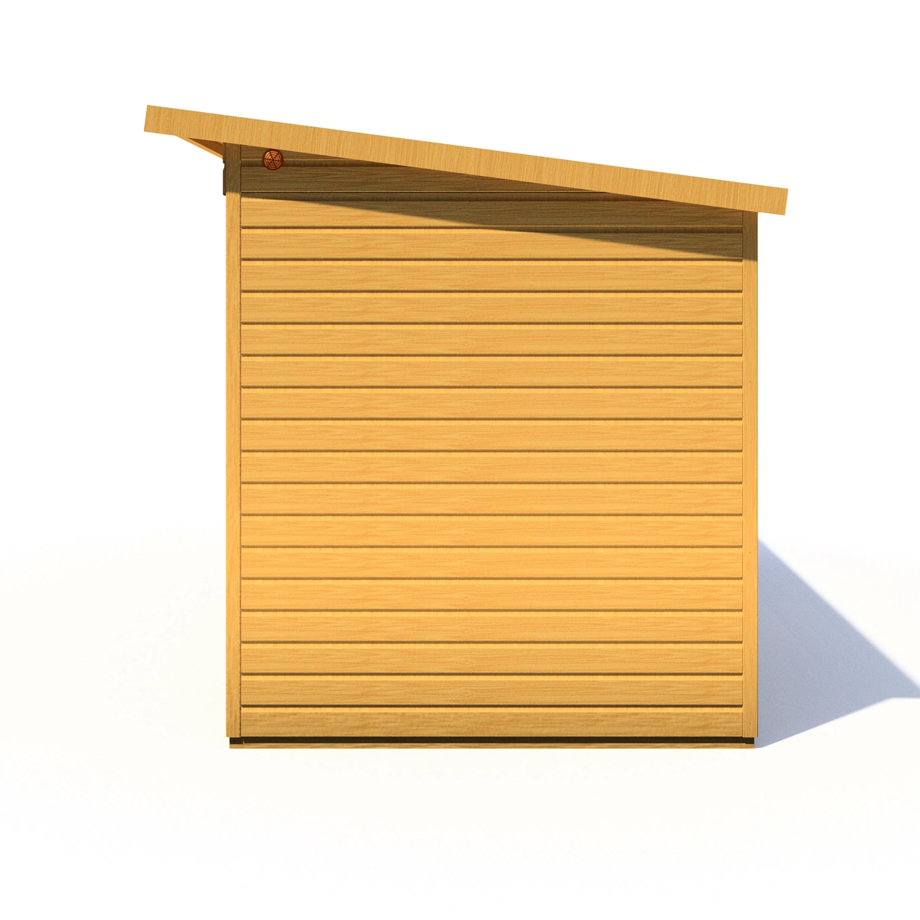 Shire Lela 5' 10" x 15' 7" Pent Summerhouse with Side Shed - Premium Dip Treated Shiplap - Image 9