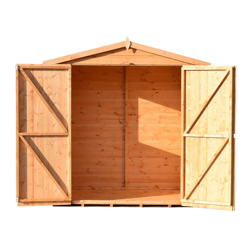 Shire Lewis 4' 4" x 6' 2" Apex Shed - Premium Pressure Treated Shiplap - Image 8