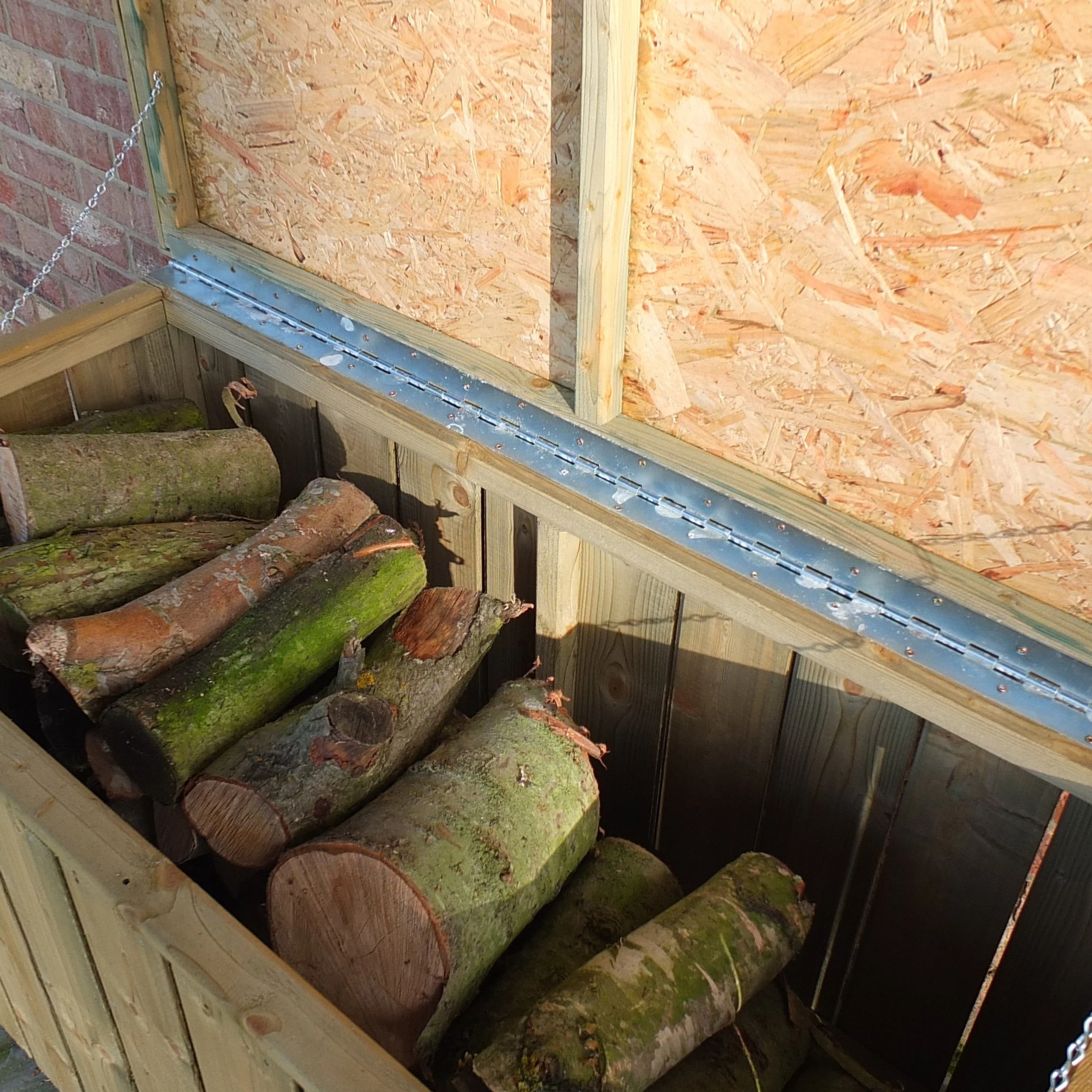 Shire Log Box 4' 3" x 2' Flat Log Store - Premium Pressure Treated Shiplap - Image 3