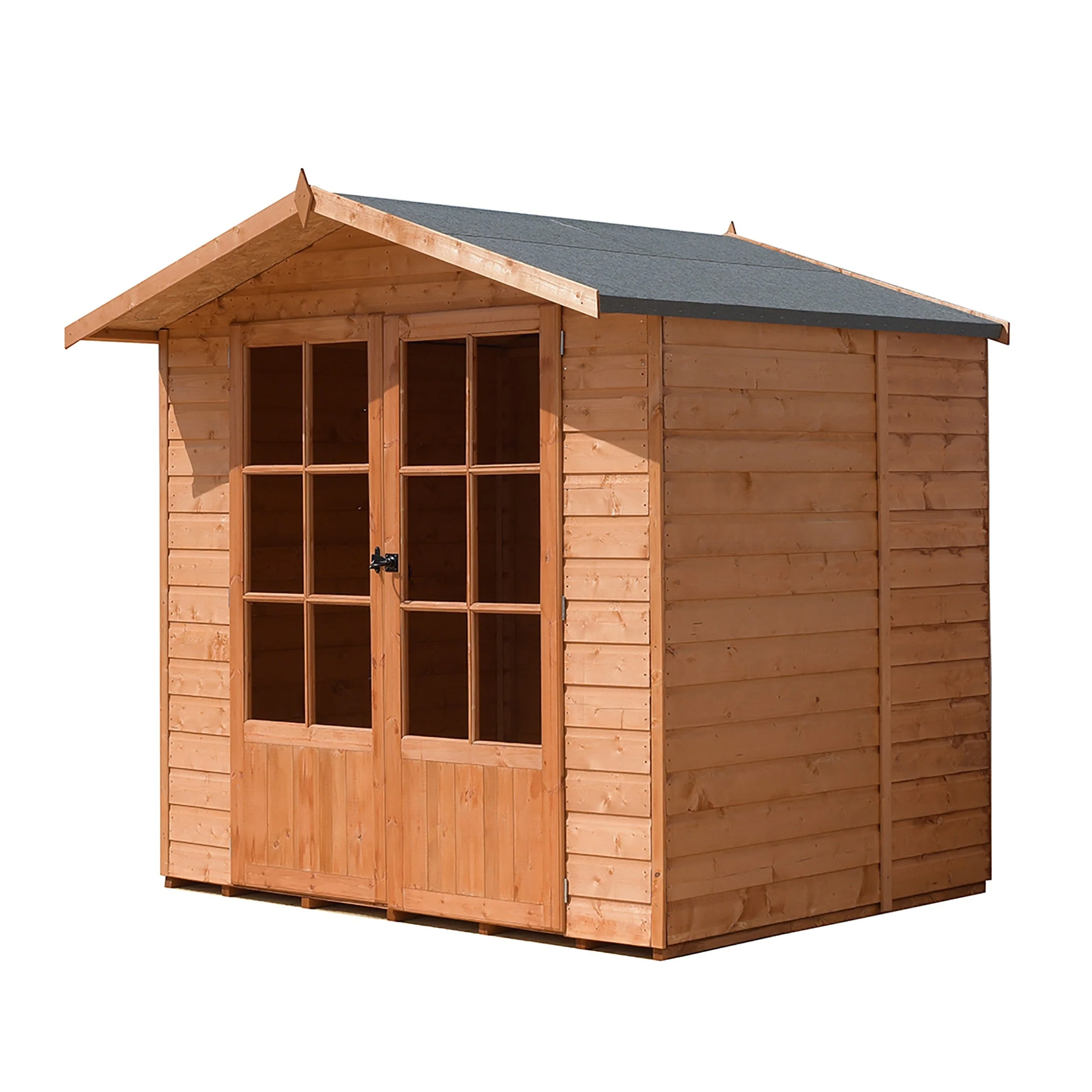 Lumley 4' 10" x 6' 8" Apex Summerhouse - Premium Dip Treated Shiplap - Image 8