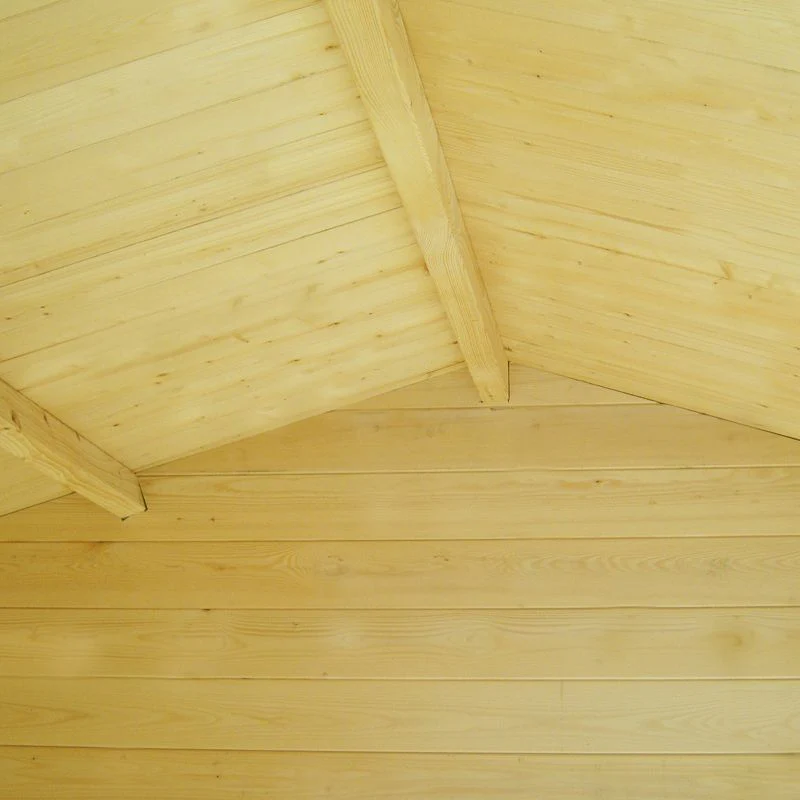 Maulden 8' x 8' 9" Apex Log Cabin - Classic 19mm Cladding Log Clad - Image 2