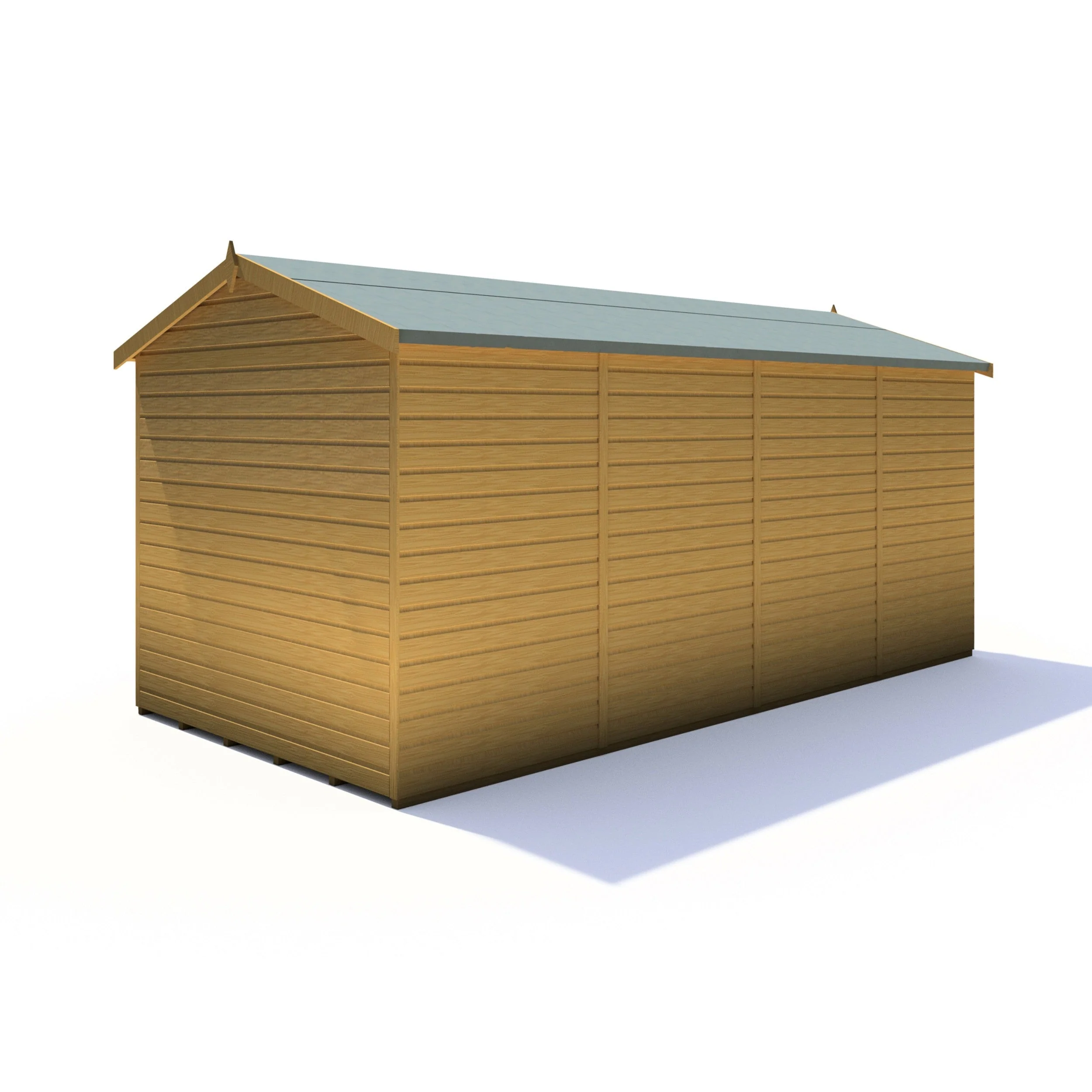 Shire Mayfield 7' 7" x 15' 7" Reverse Apex Summerhouse - Premium Dip Treated Shiplap - Image 8