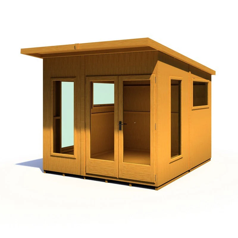 Shire Miami 9' 9" x 8' 4" Pent Summerhouse - Premium Dip Treated Shiplap - Image 6