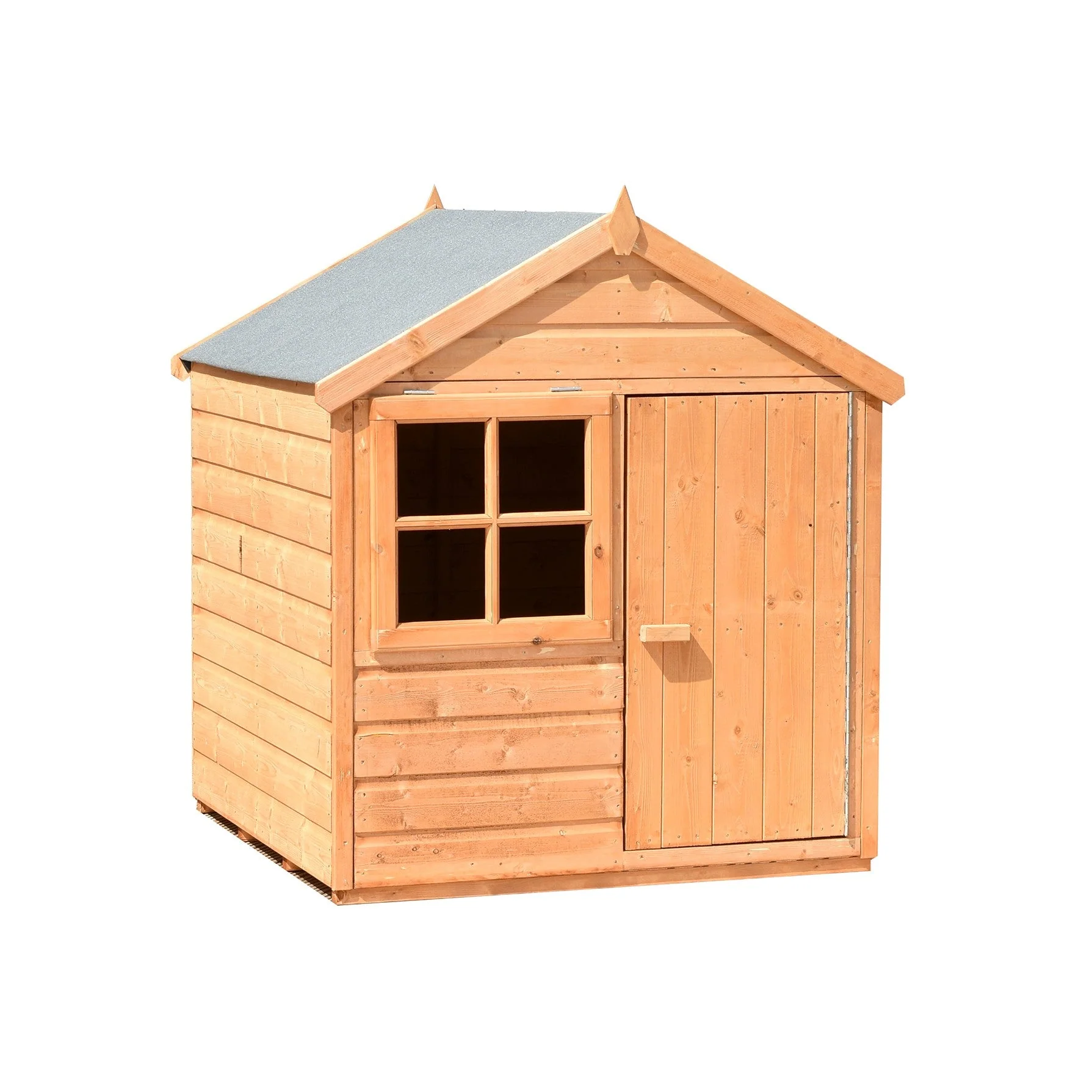 Playhut 3' 8" x 3' 10" Apex Children's Playhouse - Premium Dip Treated Shiplap - Image 6
