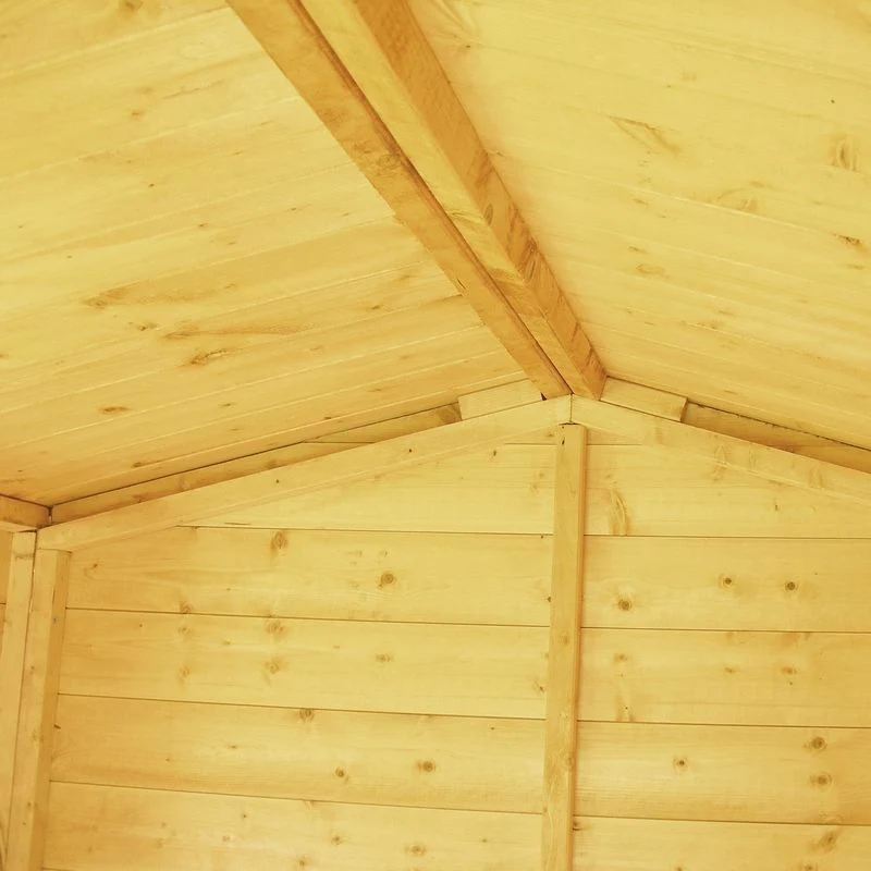 Shire Security 5' 10" x 9' 10" Apex Shed - Premium Dip Treated Shiplap - Image 2