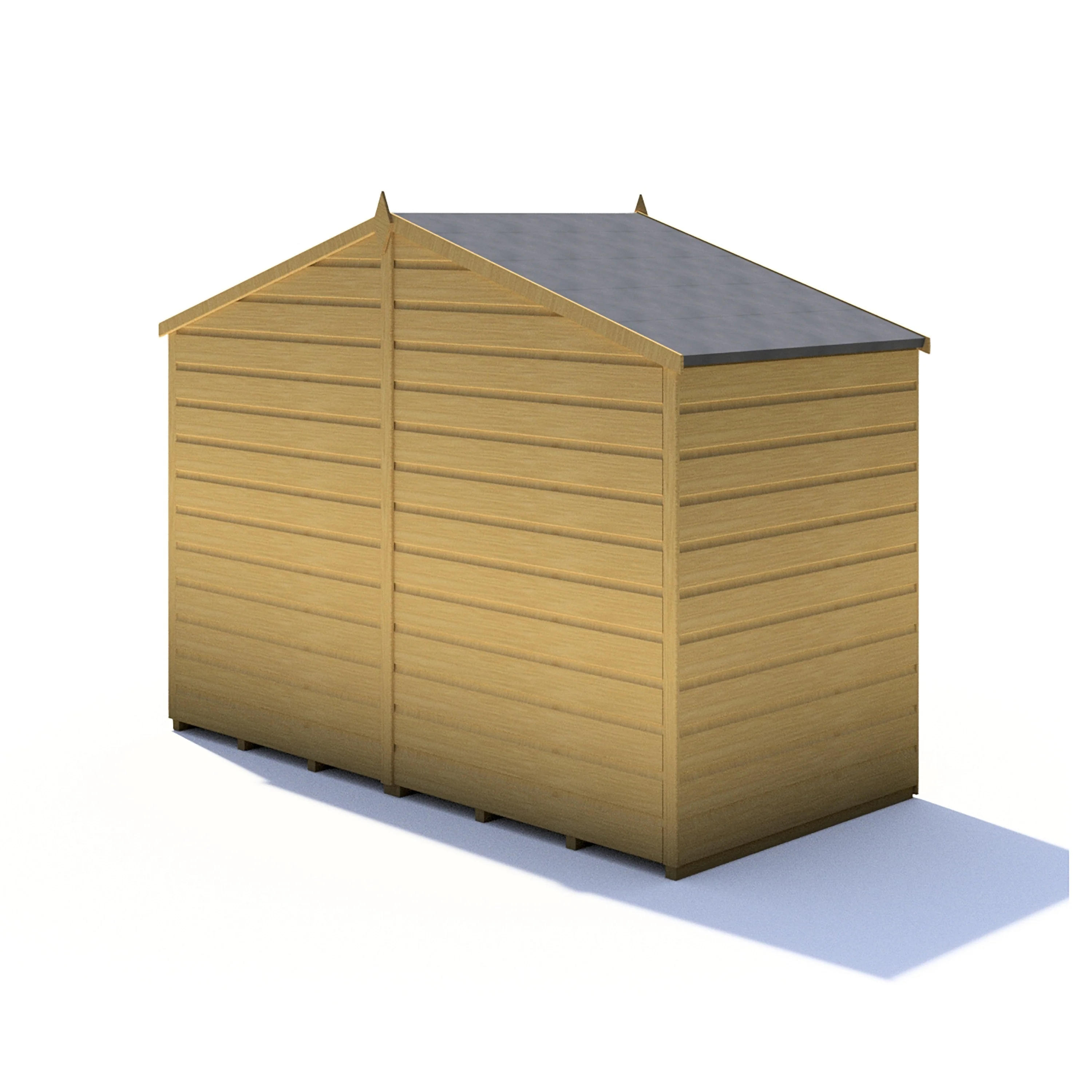 Securstore 3' 3" x 6' 11" Apex Shed - Budget Dip Treated Shiplap - Image 8