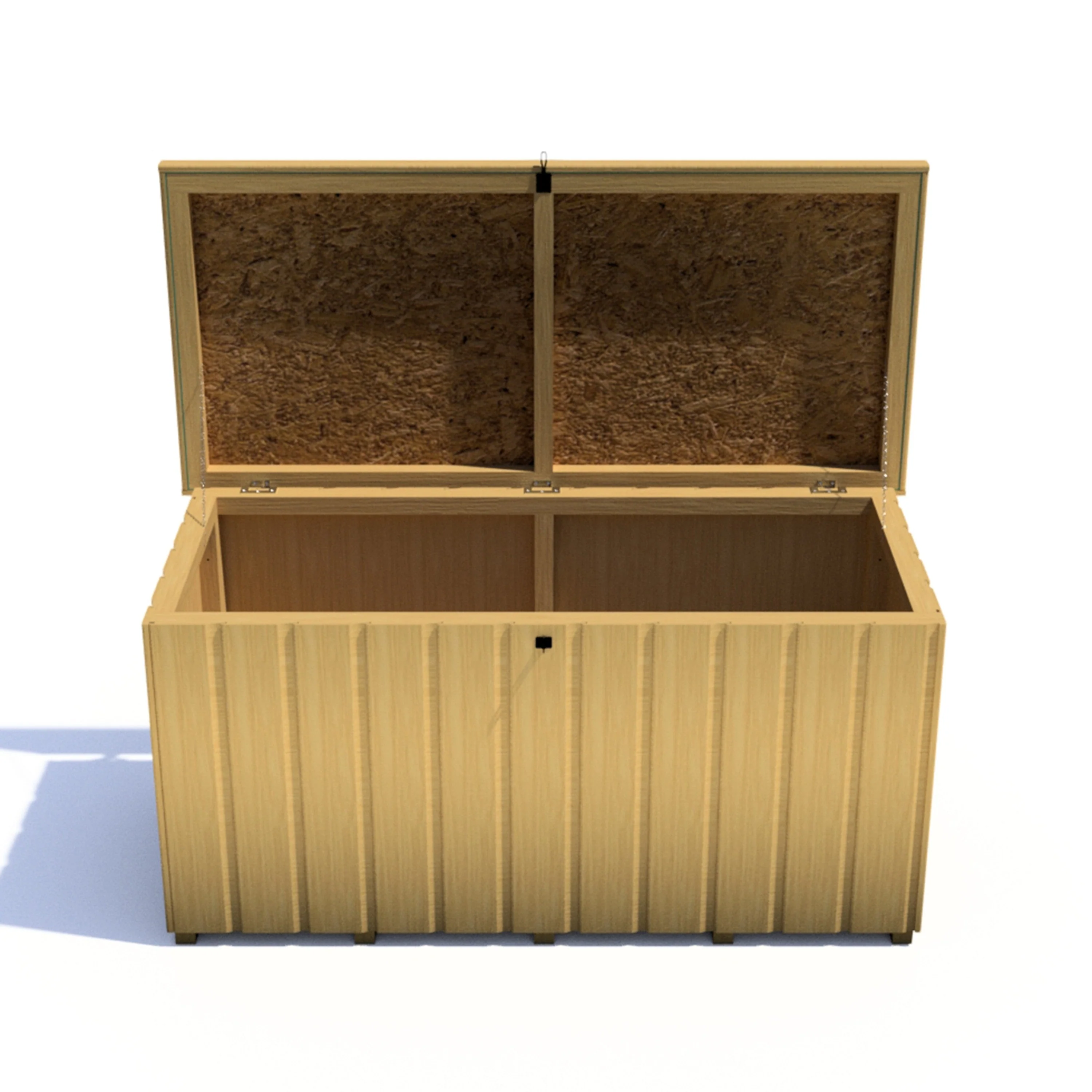 Sherringham 1' 6" x 4' Flat Garden Store - Premium Dip Treated Shiplap - Image 5