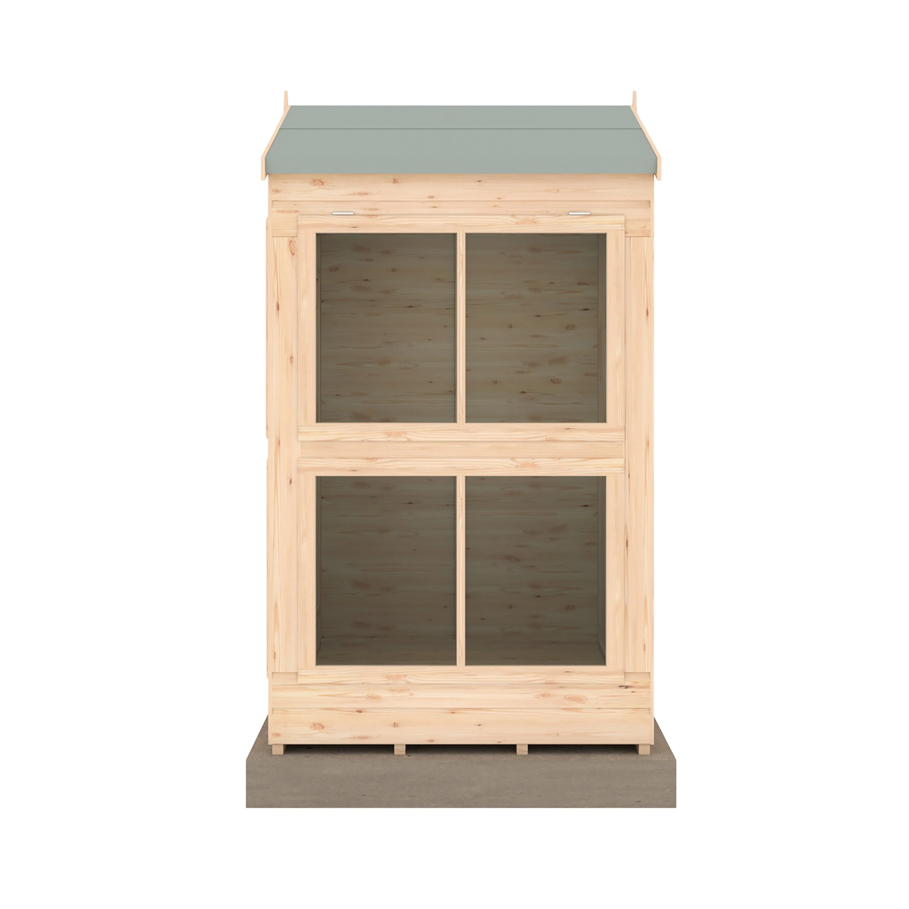 Shire Sun Hut 3' 8" x 6' 1" Apex Potting Shed - Classic Coated Shiplap - Image 5