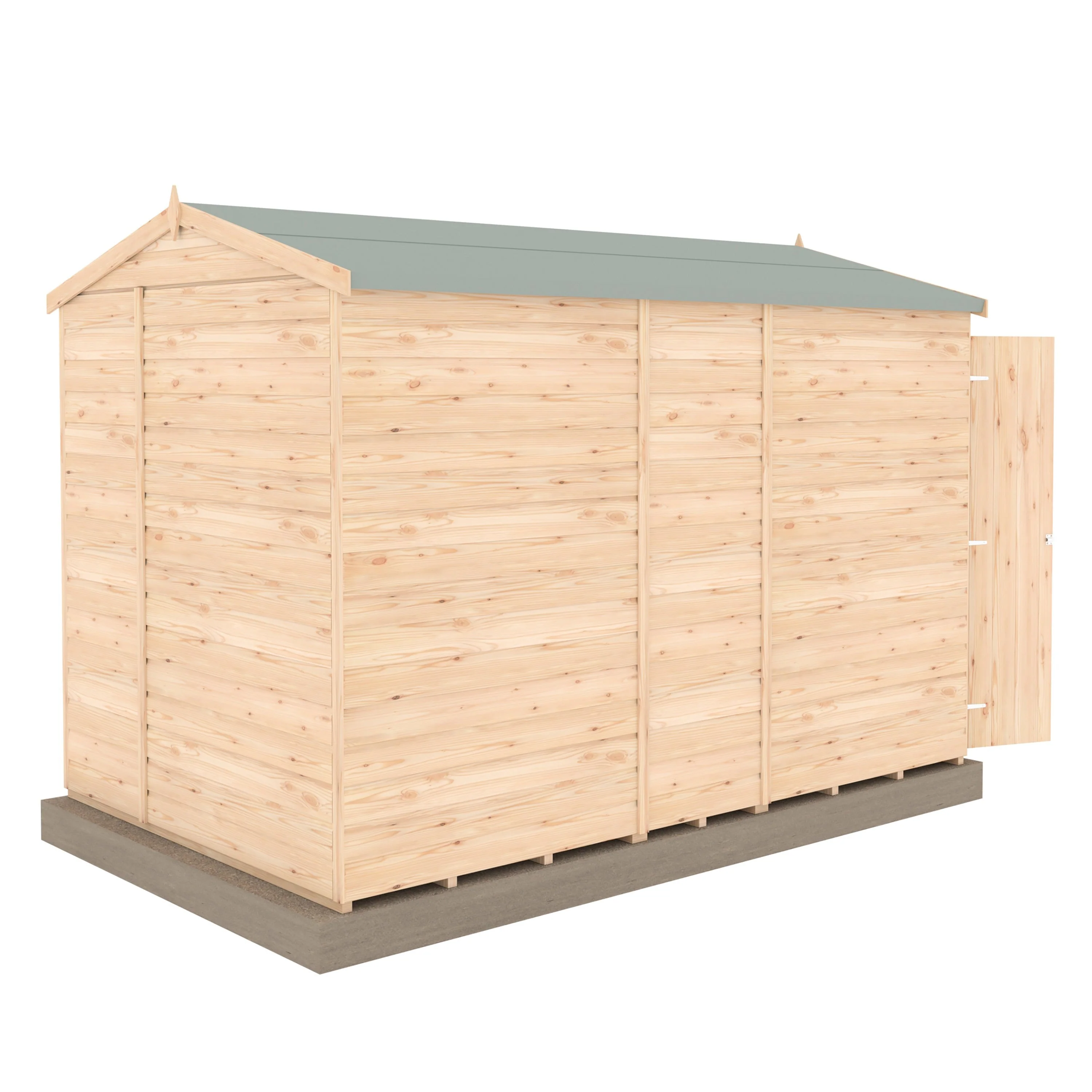 Shire Sun Hut 9' 6" x 6' 1" Apex Potting Shed - Premium Coated Shiplap - Image 7