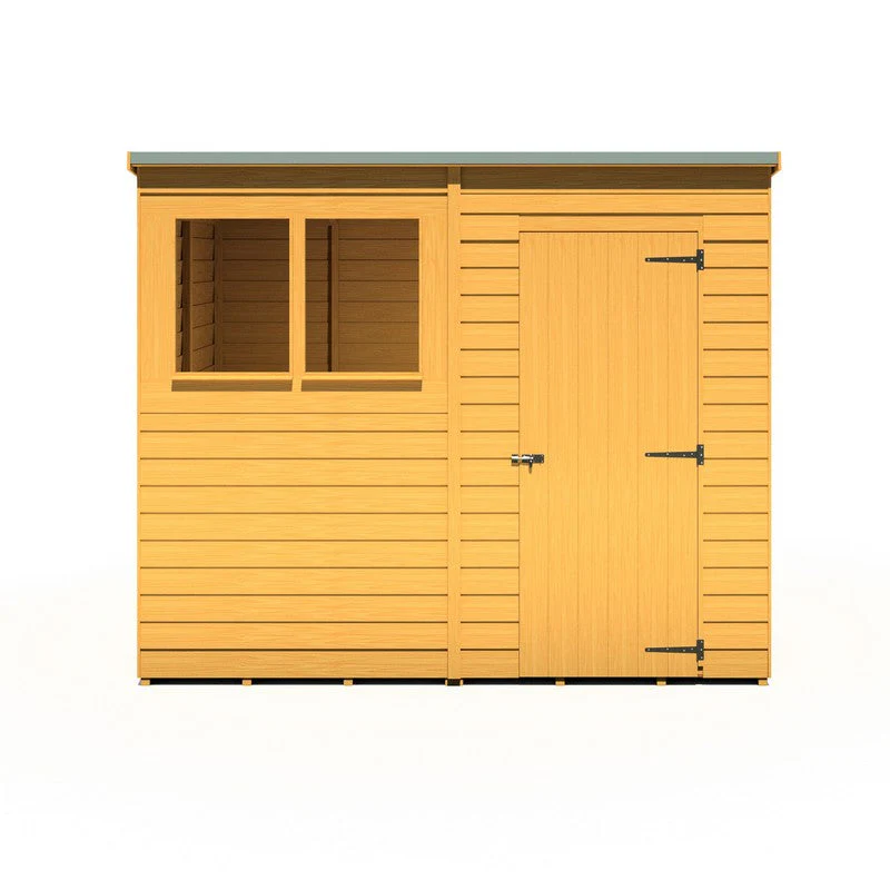 Value 5' 9" x 7' 10" Pent Shed - Premium Coated Overlap - Image 4