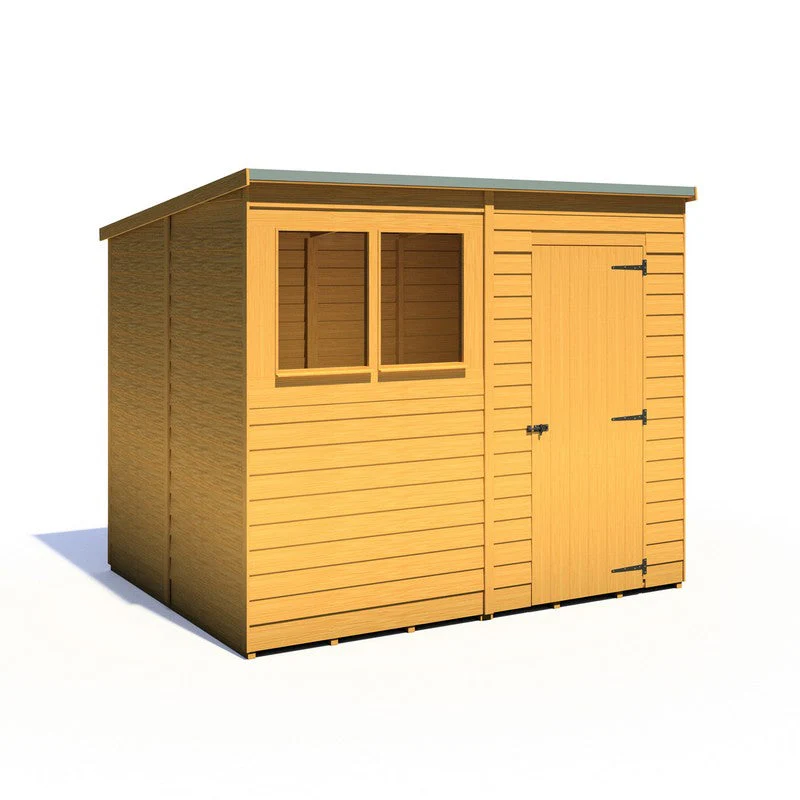 Value 5' 9" x 7' 10" Pent Shed - Premium Coated Overlap - Image 7