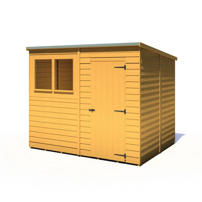 Value 5' 9" x 7' 10" Pent Shed - Premium Coated Overlap - Image 8